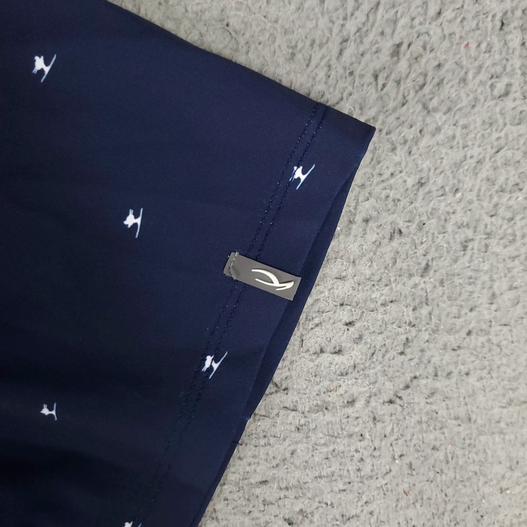 KJUS KJUS Polo Shirt Mens Size Medium 50 Navy Blue Ski Graphic Golf Short Sleeve Size US M / EU 48-50 / 2 - 3 Thumbnail