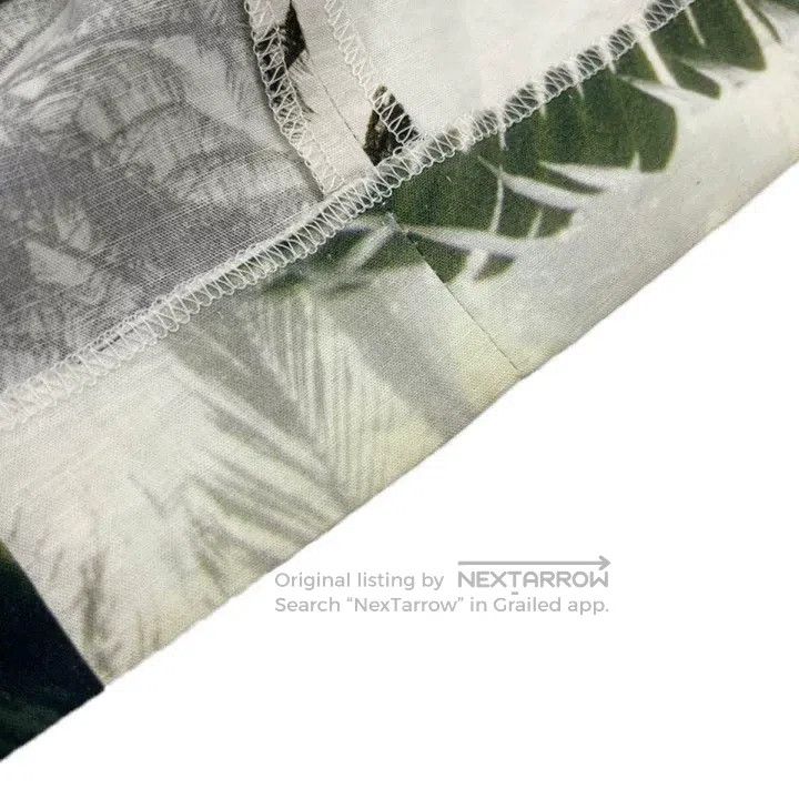 Dries Van Noten Dries Van Noten Landscape Print Linen-Cotton Blend Skirt Size 35" - 6 Thumbnail
