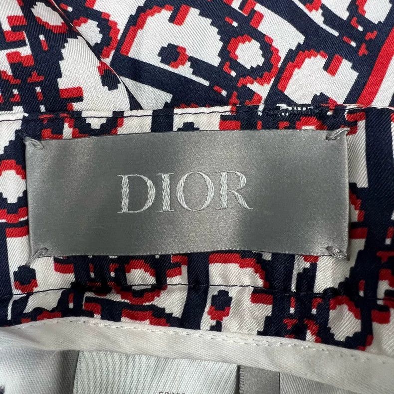 Dior Dior Classic old flower full logo silk shorts 2505-Nextarro Size US 30 / EU 46 - 3 Thumbnail