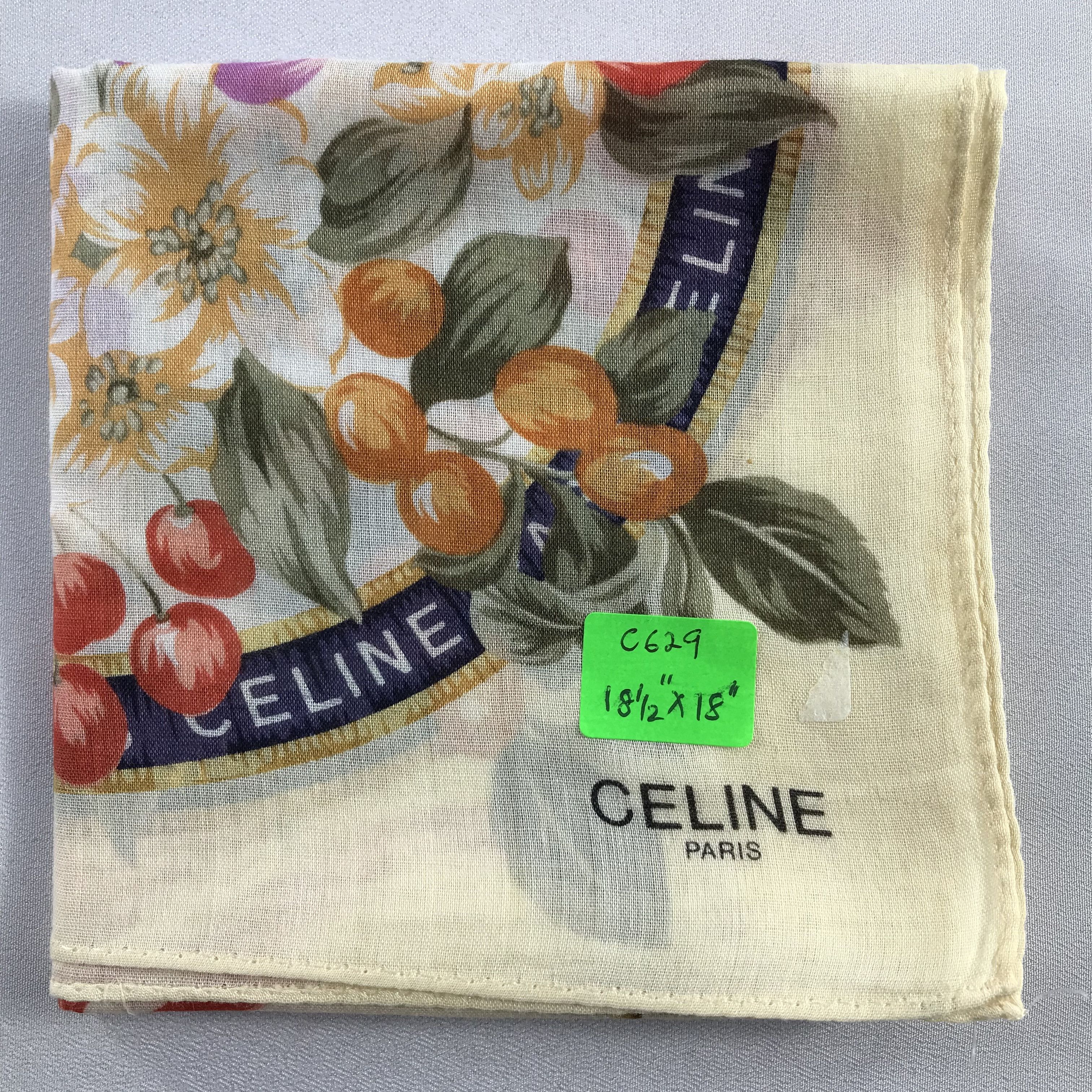 Celine Celine Handkerchief / Bandana / Neckerchief C629 Size ONE SIZE - 7 Thumbnail