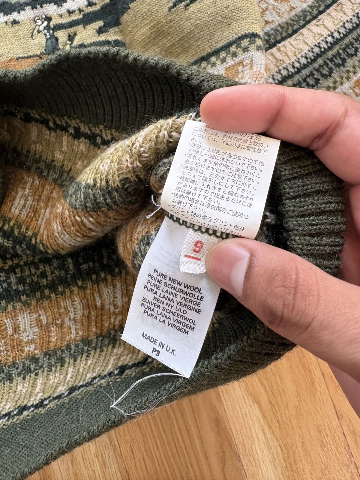 Burberry Burberry Vintage 90s Golf Logo Knit Wool Sweater 40 Medium Size US M / EU 48-50 / 2 - 6 Thumbnail