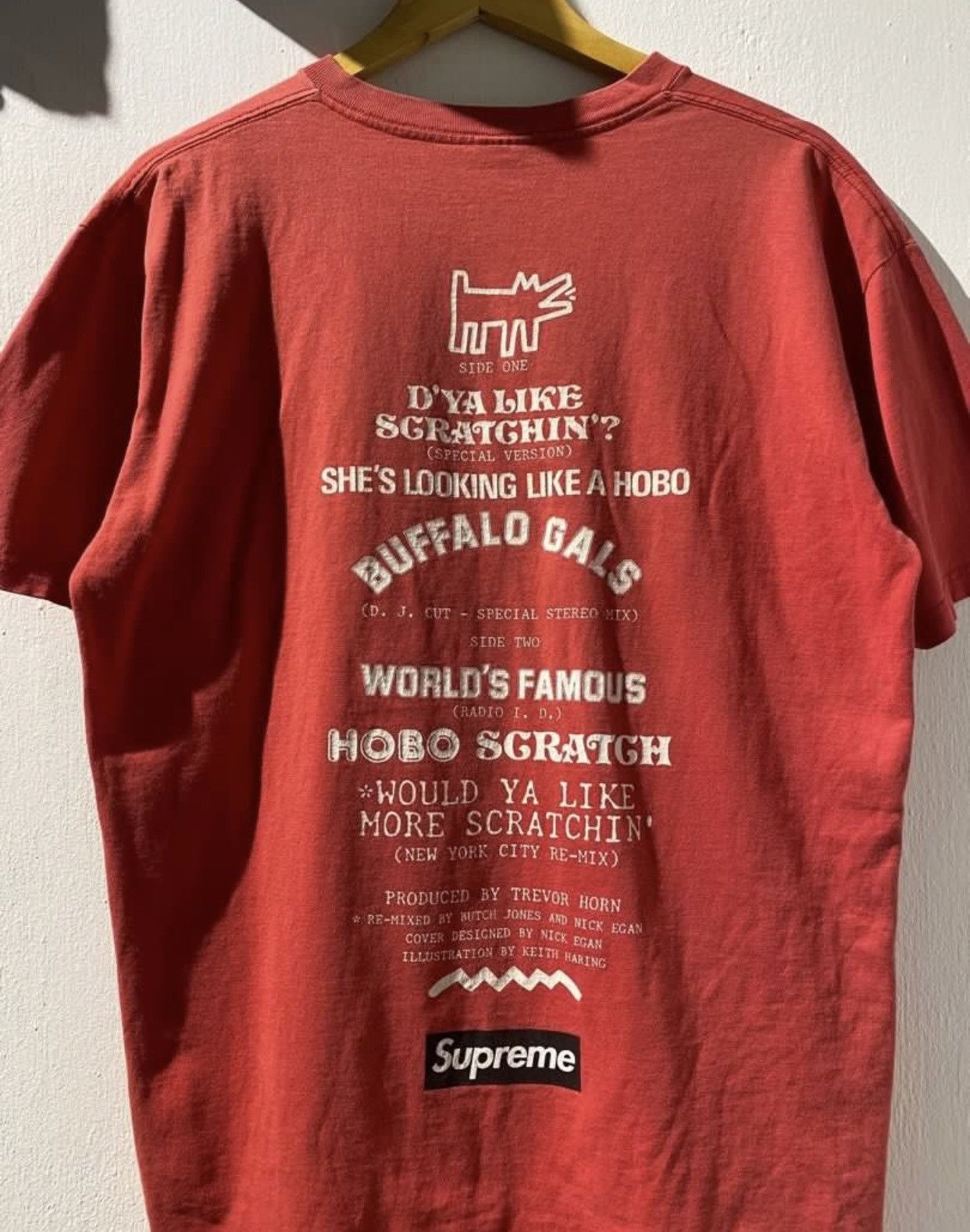Supreme Supreme Malcolm Mclaren Keith Haring Vintage T-shirt ss09 Size US L / EU 52-54 / 3 - 4 Thumbnail