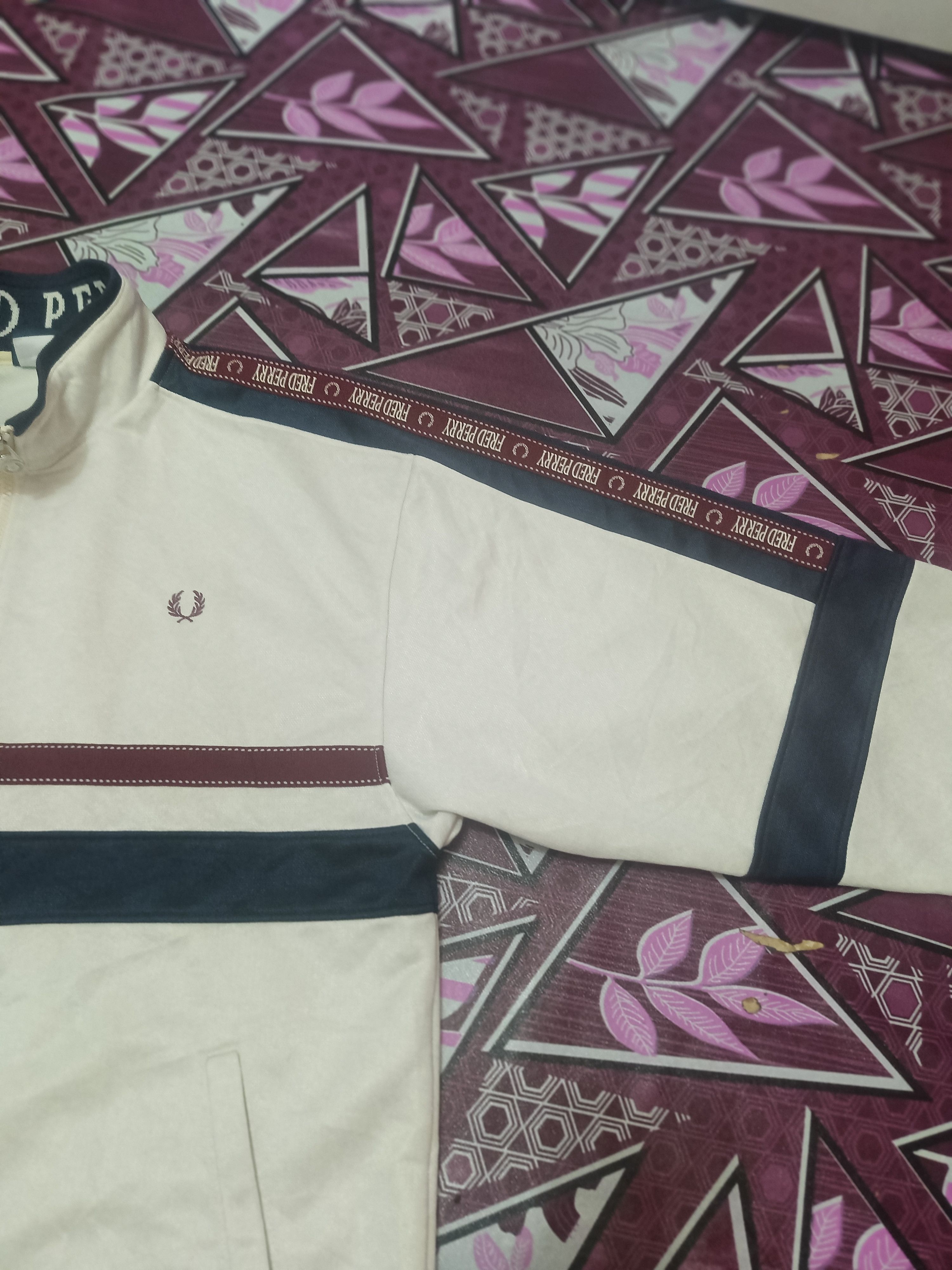 Fred Perry Vintage Fred Perry Track Jacket Side tape Size US M / EU 48-50 / 2 - 7 Thumbnail
