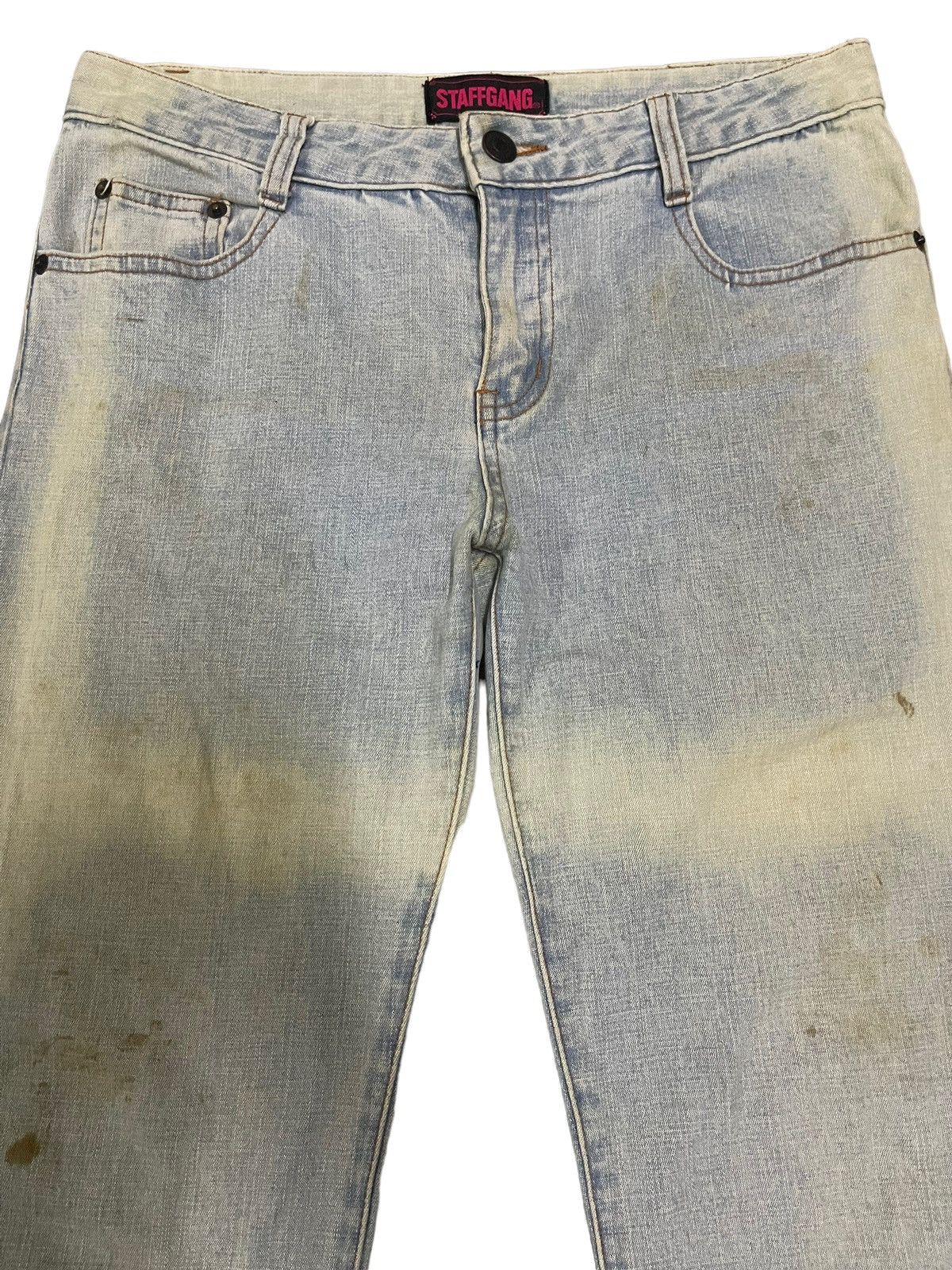 If Six Was Nine Vintage Japanese Brand Blue Wash Style Flare Jeans Size US 29 - 3 Thumbnail