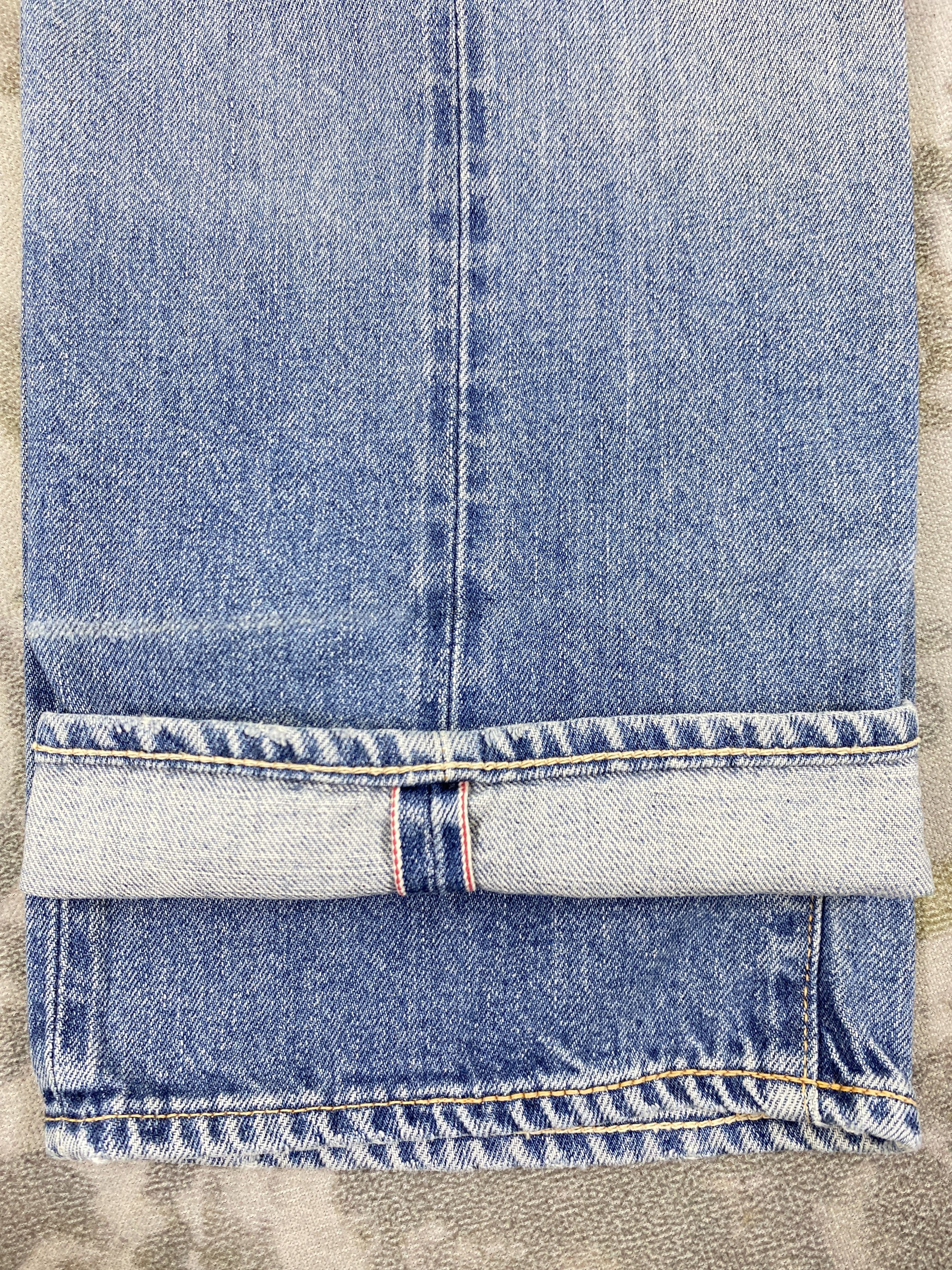 Japanese Brand Selvedge Vintage Something Jeans 29x31.5 Denim- JN3663 Size US 29 - 13 Thumbnail