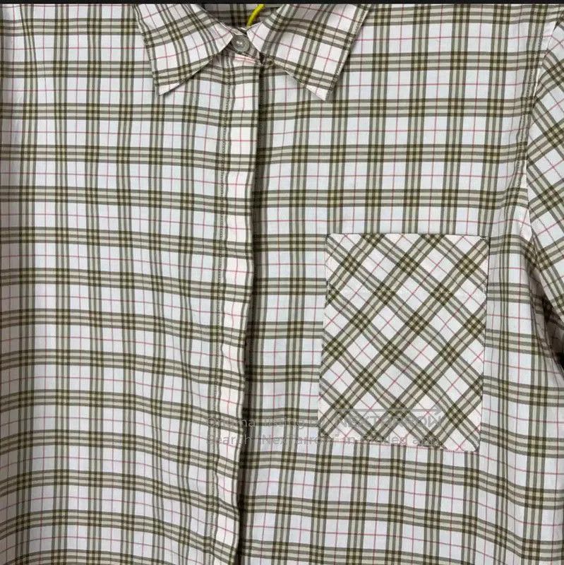Burberry Burberry Light Pink Cotton Women's Shirt. Size XXS / US 00 / IT 34 - 2 Thumbnail