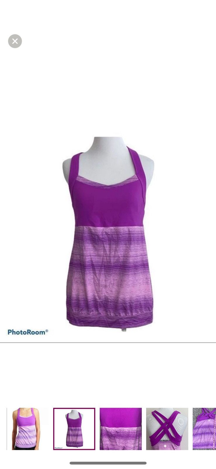 Athleta Athleta medium stride crunch and punch tank top Size M / US 6-8 / IT 42-44 - 1 Thumbnail