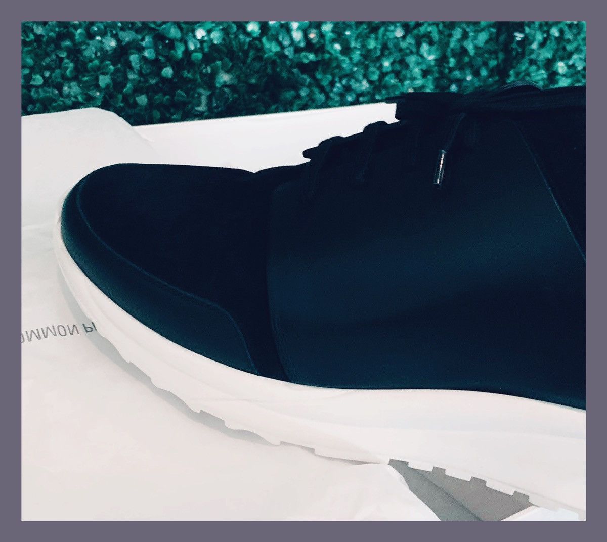 Common Projects Common Projects Original Track Black Leather Sneakers Size US 13 / EU 46 - 7 Thumbnail