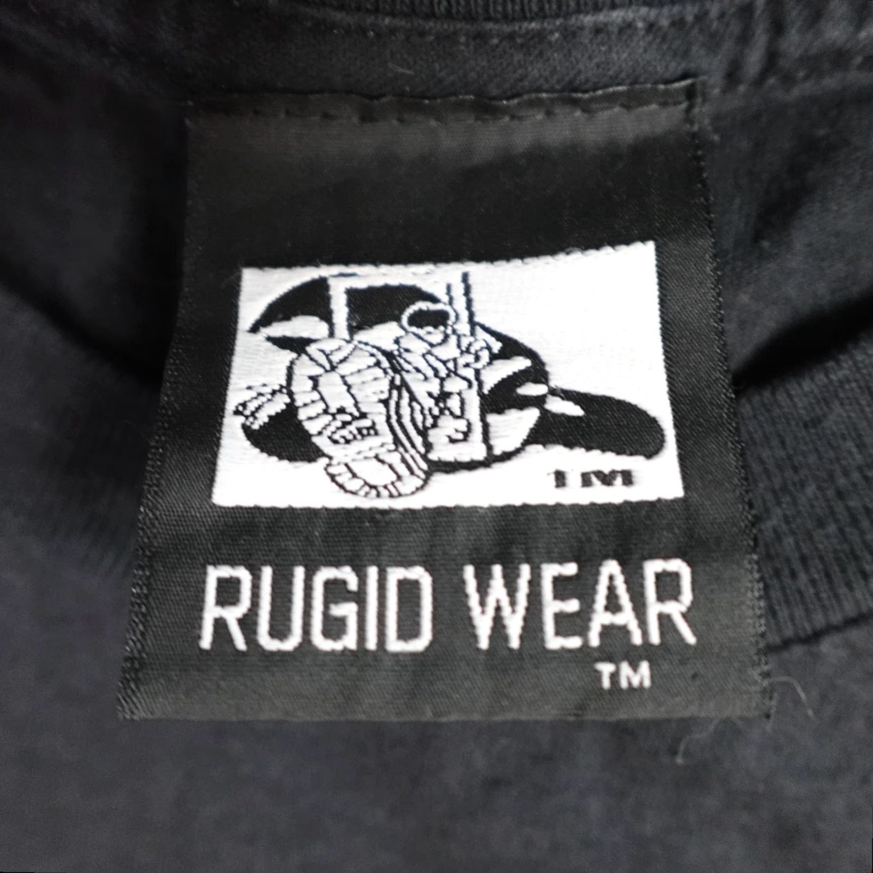 Vintage VINTAGE Rugid Wear Mens T-shirt 3XL Black USA Made T-Shirt Mens Black 3XL Vintage USA Made Cotton Short Sleeve Crew Neck Size US XXL / EU 58 / 5 - 3 Thumbnail