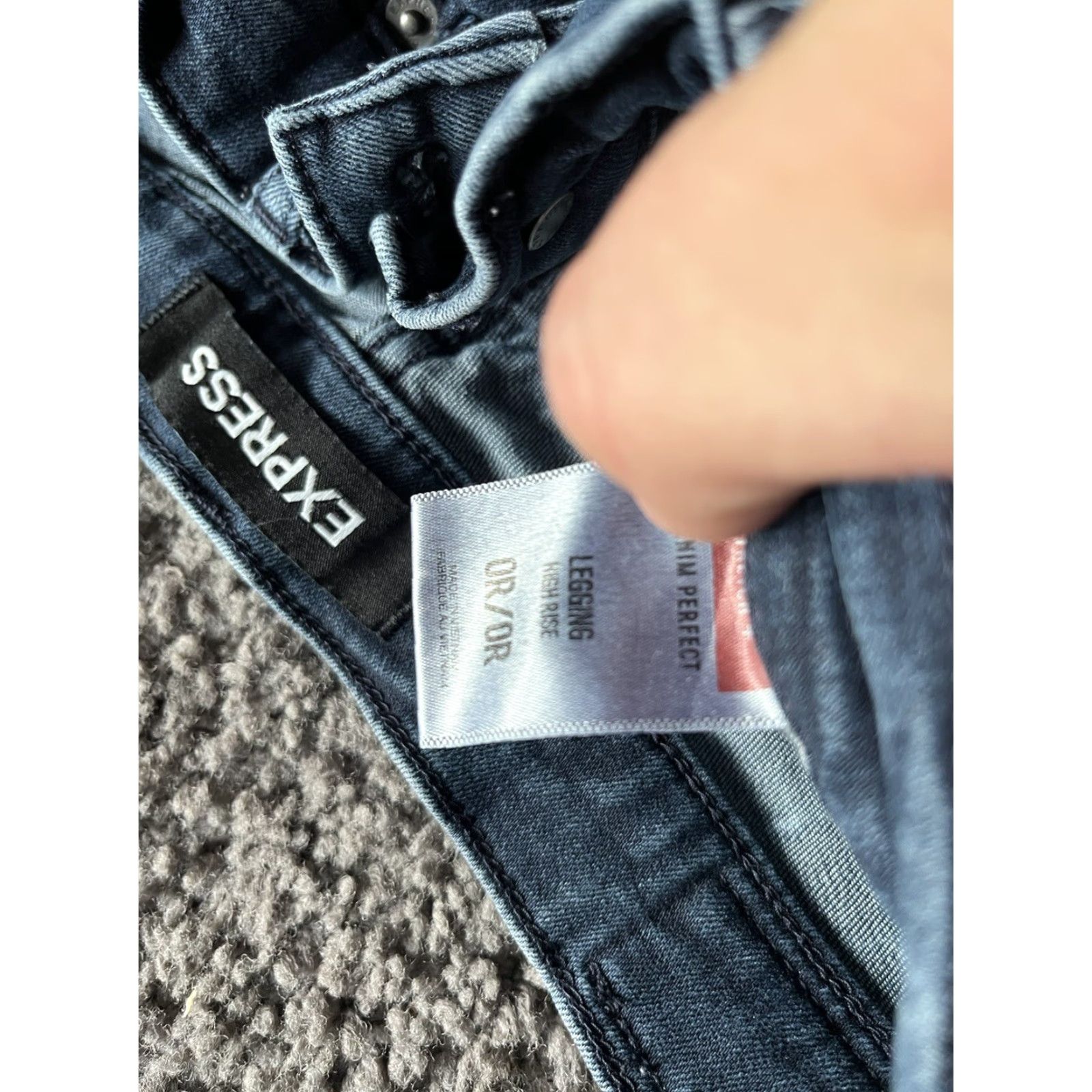 Express Express Ankle Legging Jeans Size 0 High Rise Women Blue Perfect Denim Womens Size 25" / US 0 / IT 36 - 5 Thumbnail