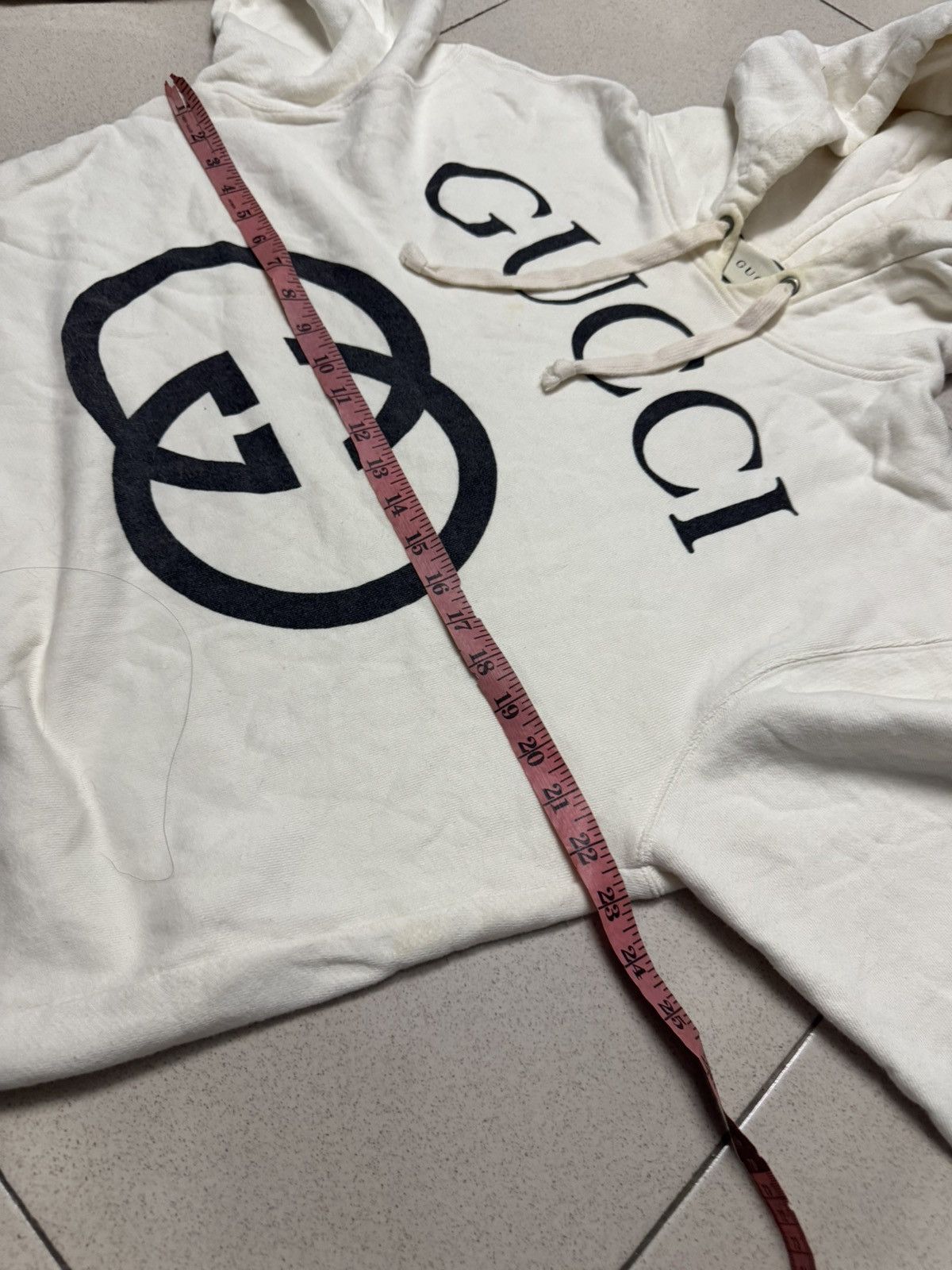 Gucci GUCCI INTERLOCKING G LOGO HOODIE Size US S / EU 44-46 / 1 - 4 Thumbnail