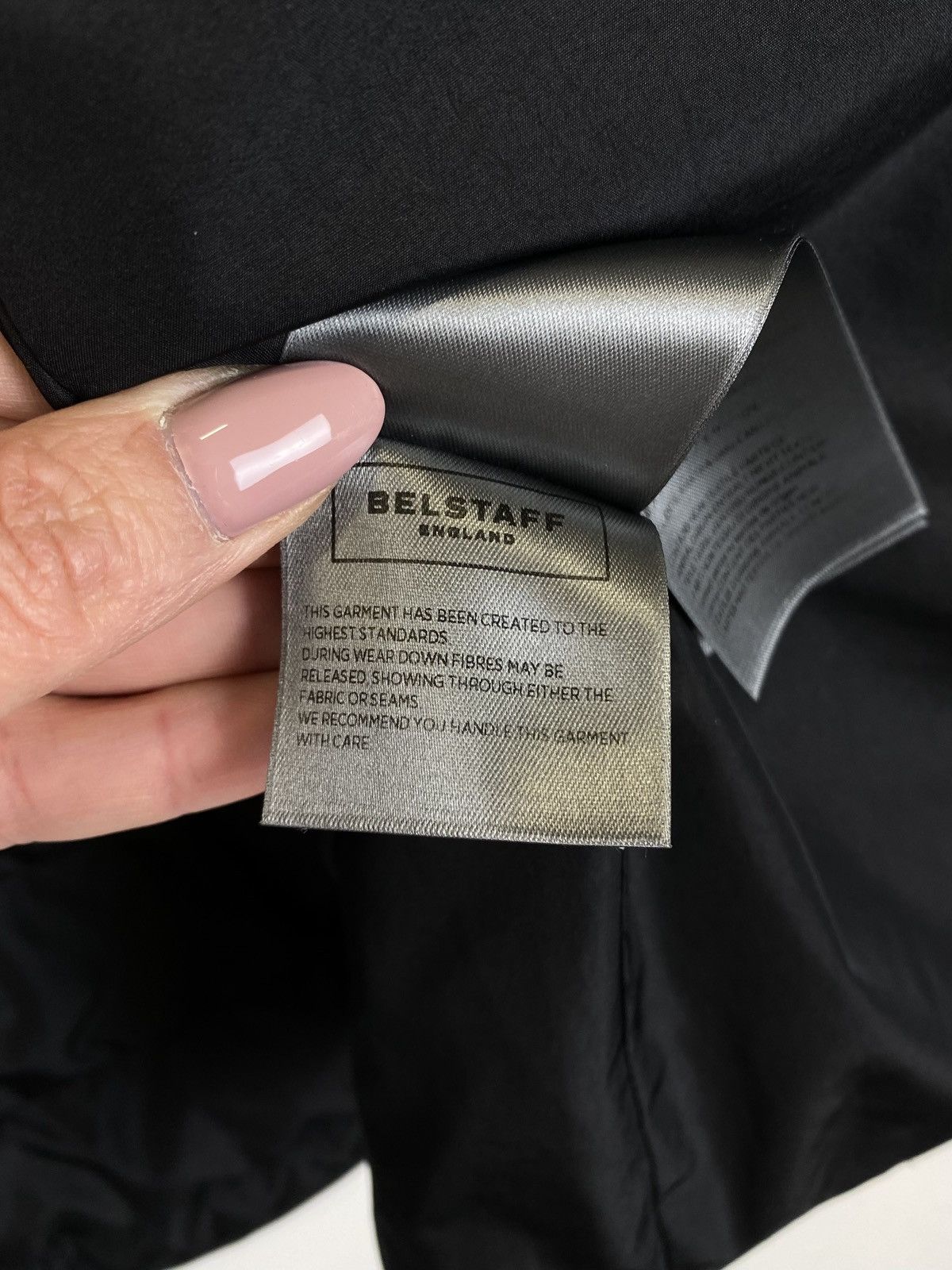 Belstaff Belstaff Full Zip Bomber Jacket Women’s Size 44 Black Logo Size M / US 6-8 / IT 42-44 - 12 Thumbnail
