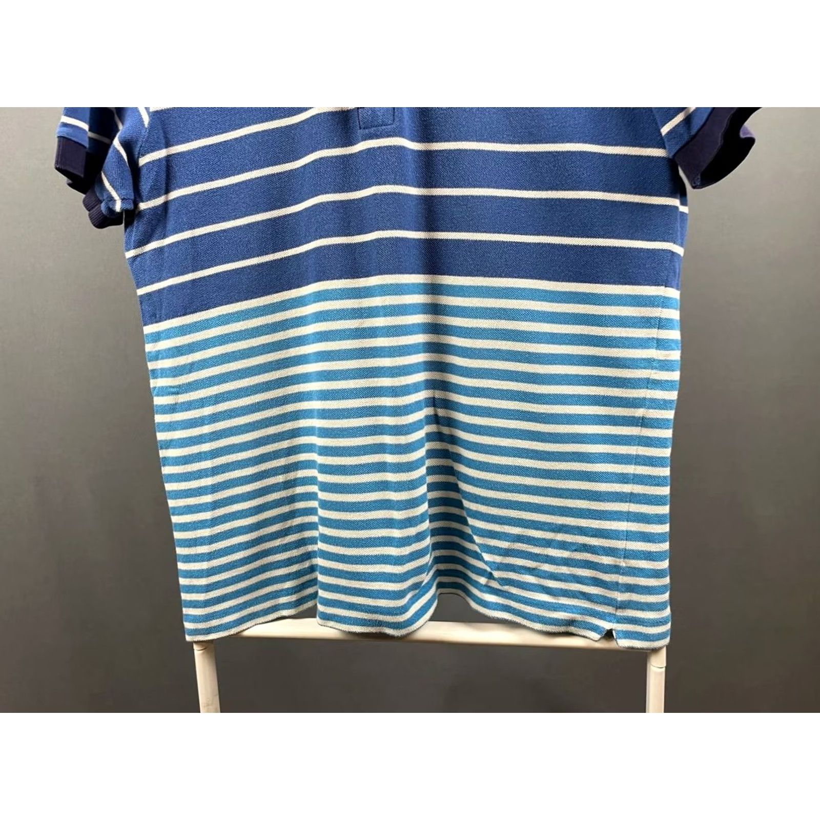 Lacoste Lacoste Polo Shirt Mens Regular Striped Blue Cotton Short Sleeve Size 5 Polo Shirt Mens Regular Blue Striped Cotton Short Sleeve Size US S / EU 44-46 / 1 - 7 Thumbnail