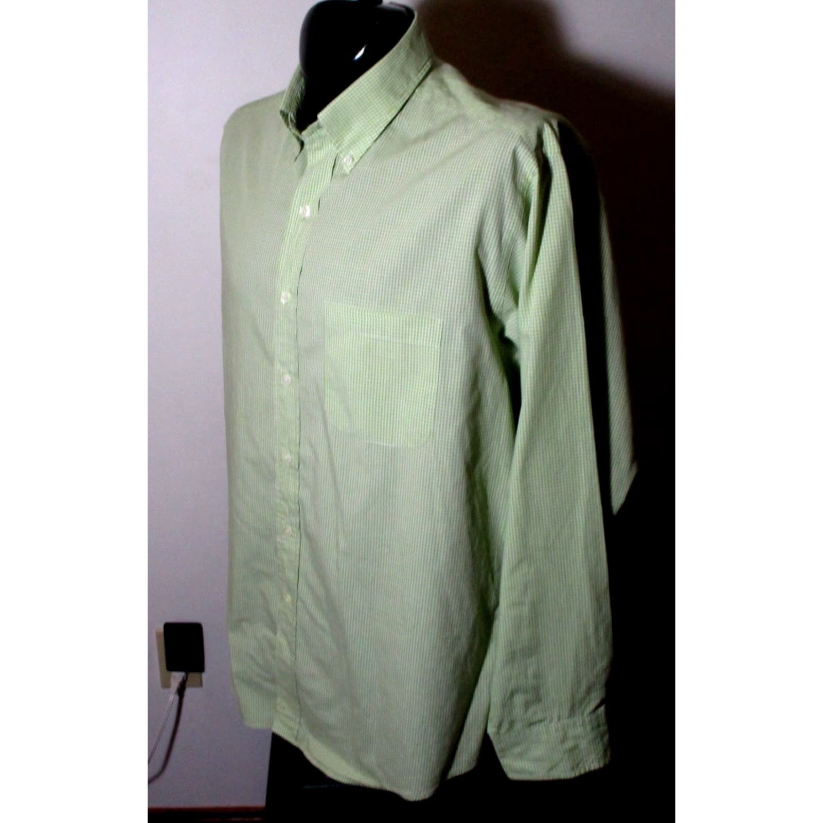 Brooks Brothers BROOKS BROTHERS Green Checkered Long Sleeve Shirt L Men Button-Up Shirt Size US L / EU 52-54 / 3 - 4 Thumbnail