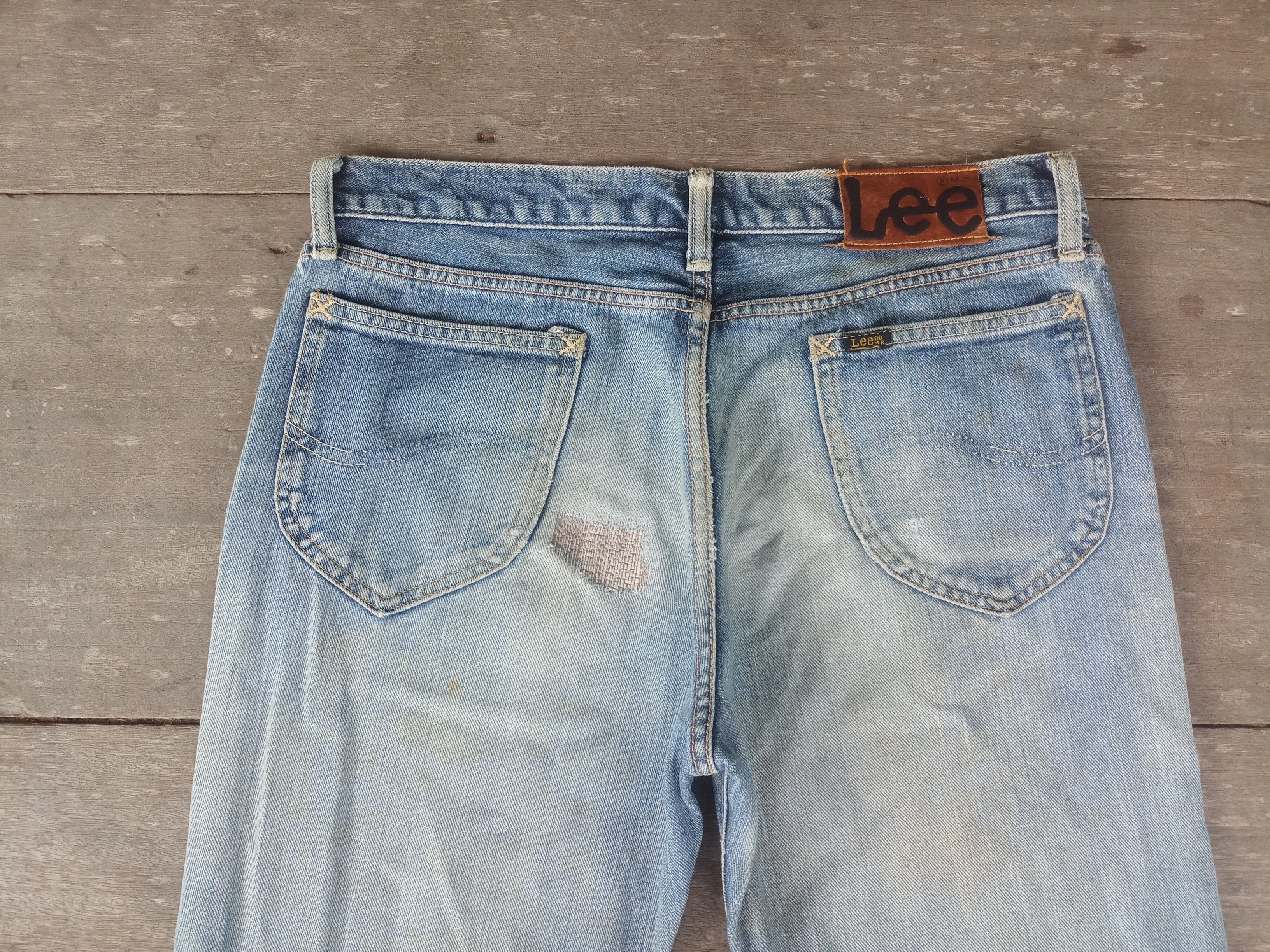 Lee Ripped ,Vintage Lee Bell bottom W32 L33,Low rise W34 Size US 32 / EU 48 - 7 Thumbnail