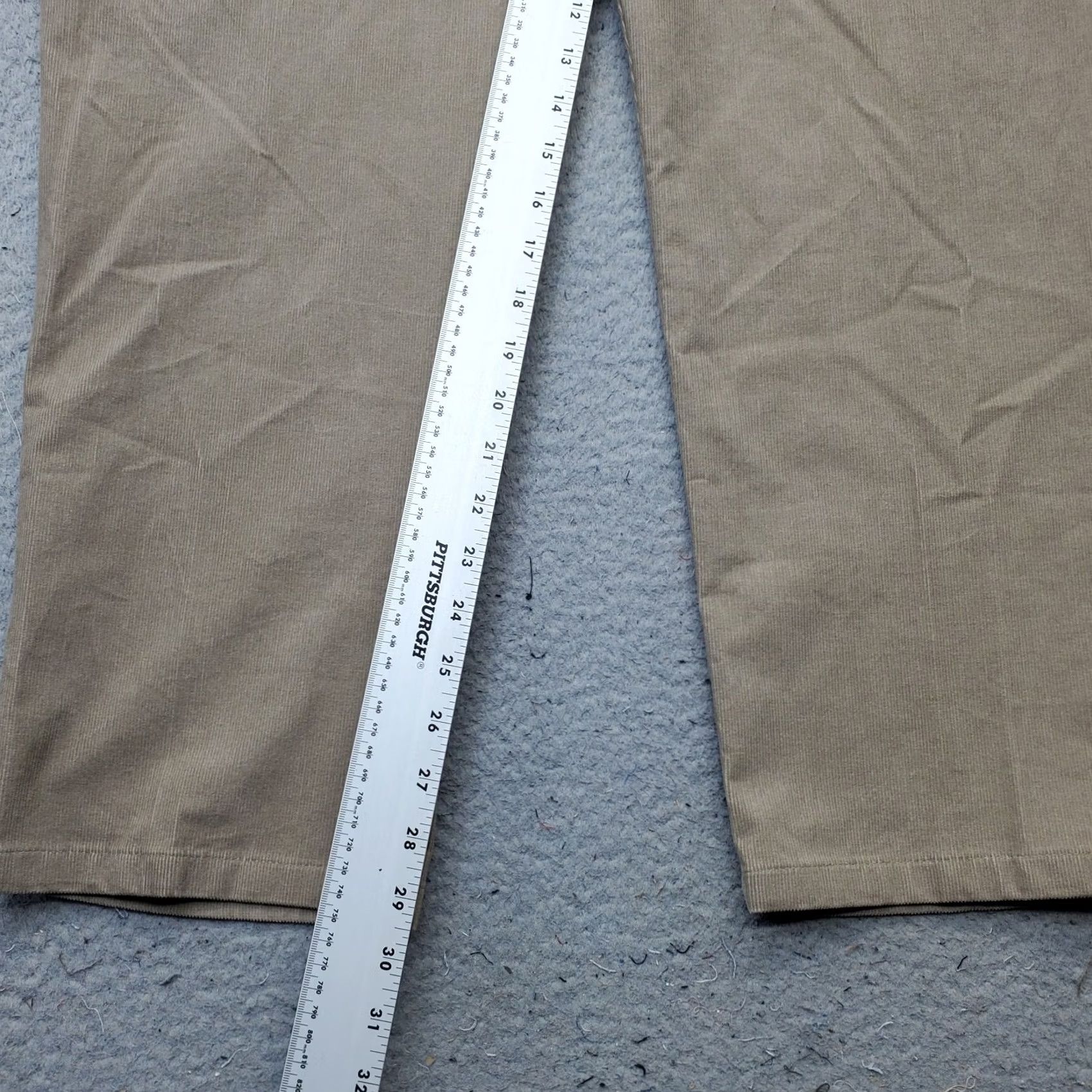 Haggar Haggar Pants Mens 42 Brown Corduroy Chino 42x30 Stretch Flex Waistband Straight Fit Size US 42 / EU 58 - 4 Thumbnail