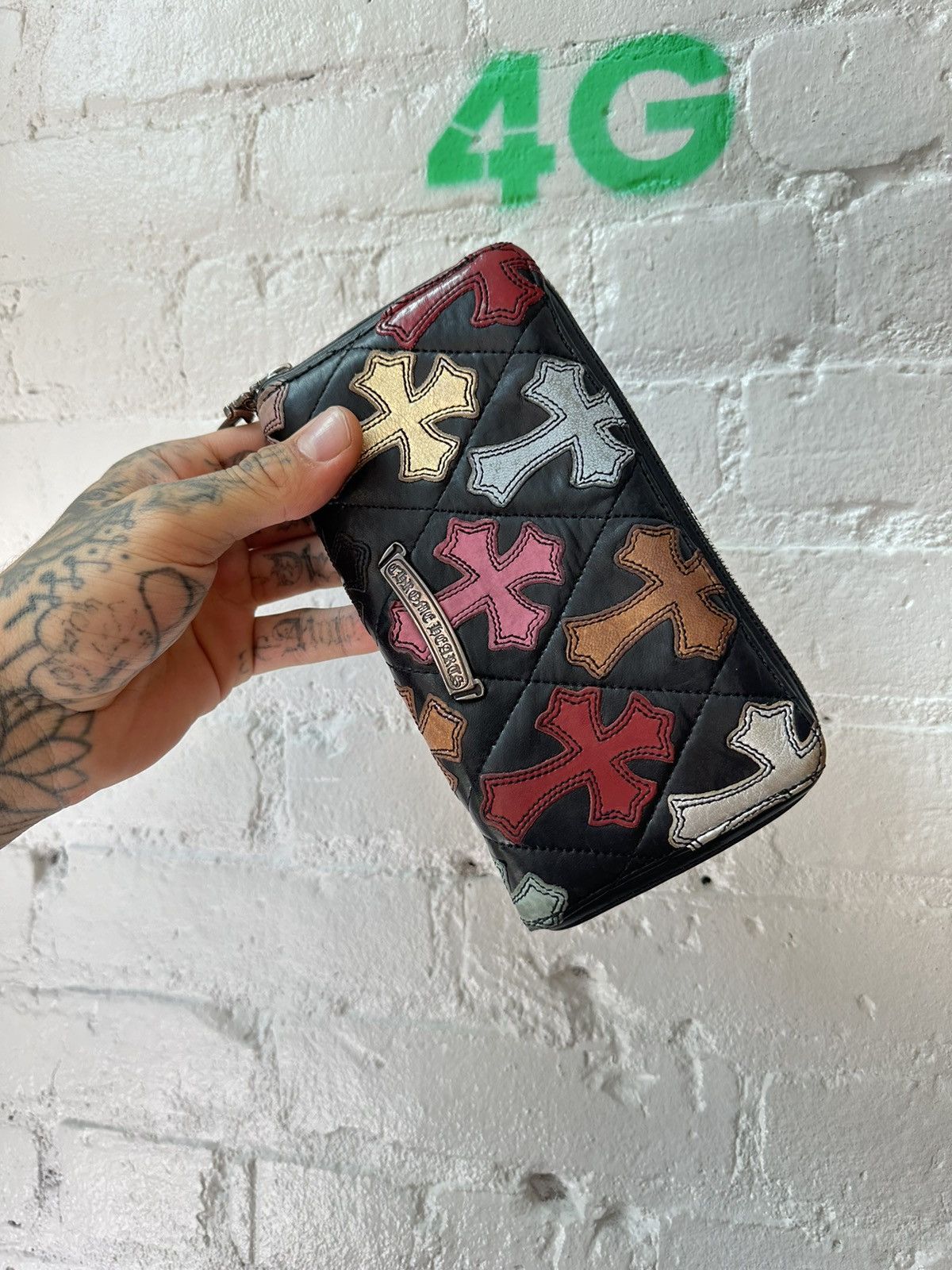 Chrome Hearts CHROME HEARTS FLOODED CROSS WALLET Size ONE SIZE - 2 Thumbnail