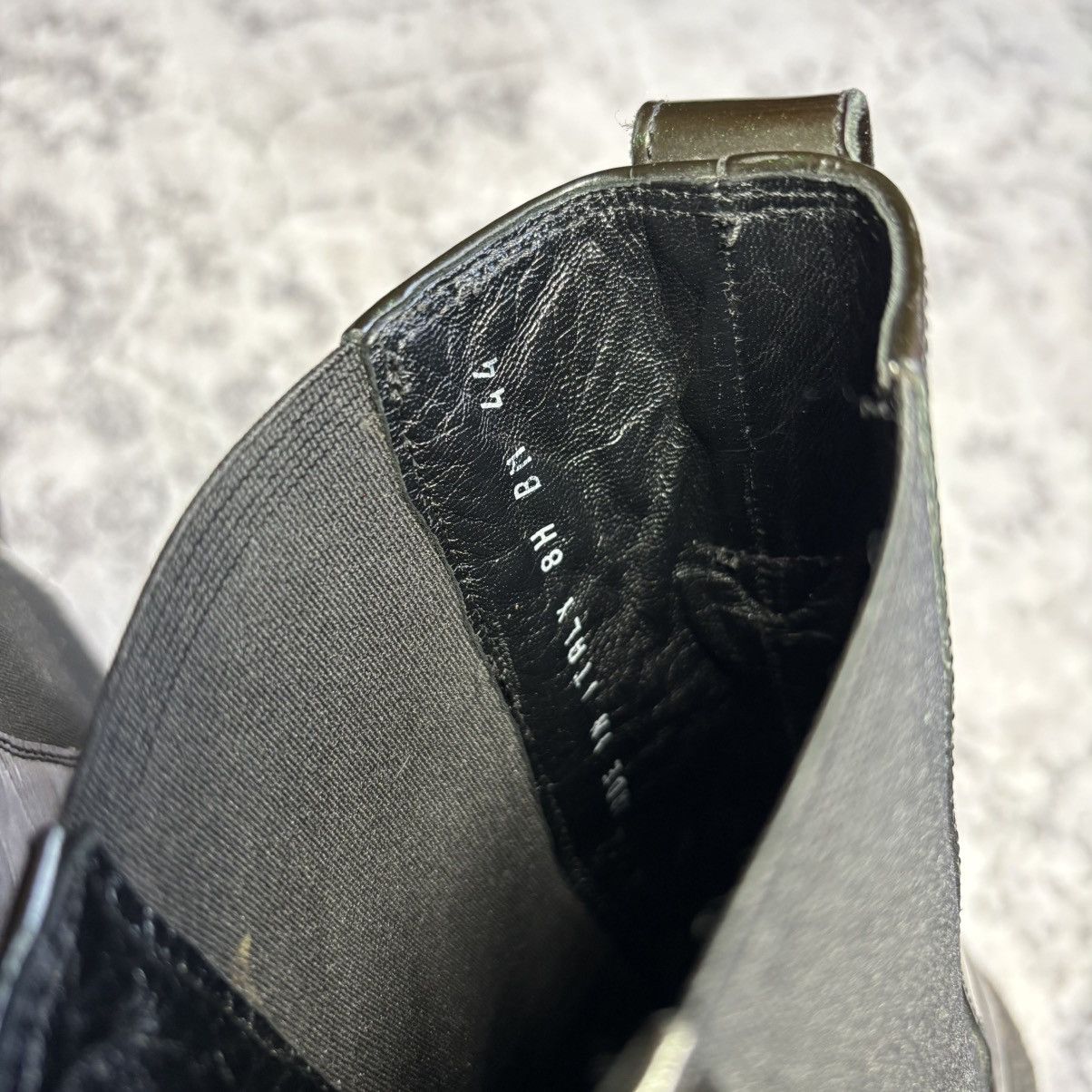 Dior Dior Homme AW08 Lumiere Du Nord Patent Leather Chelsea Boots Size US 11 / EU 44 - 10 Thumbnail