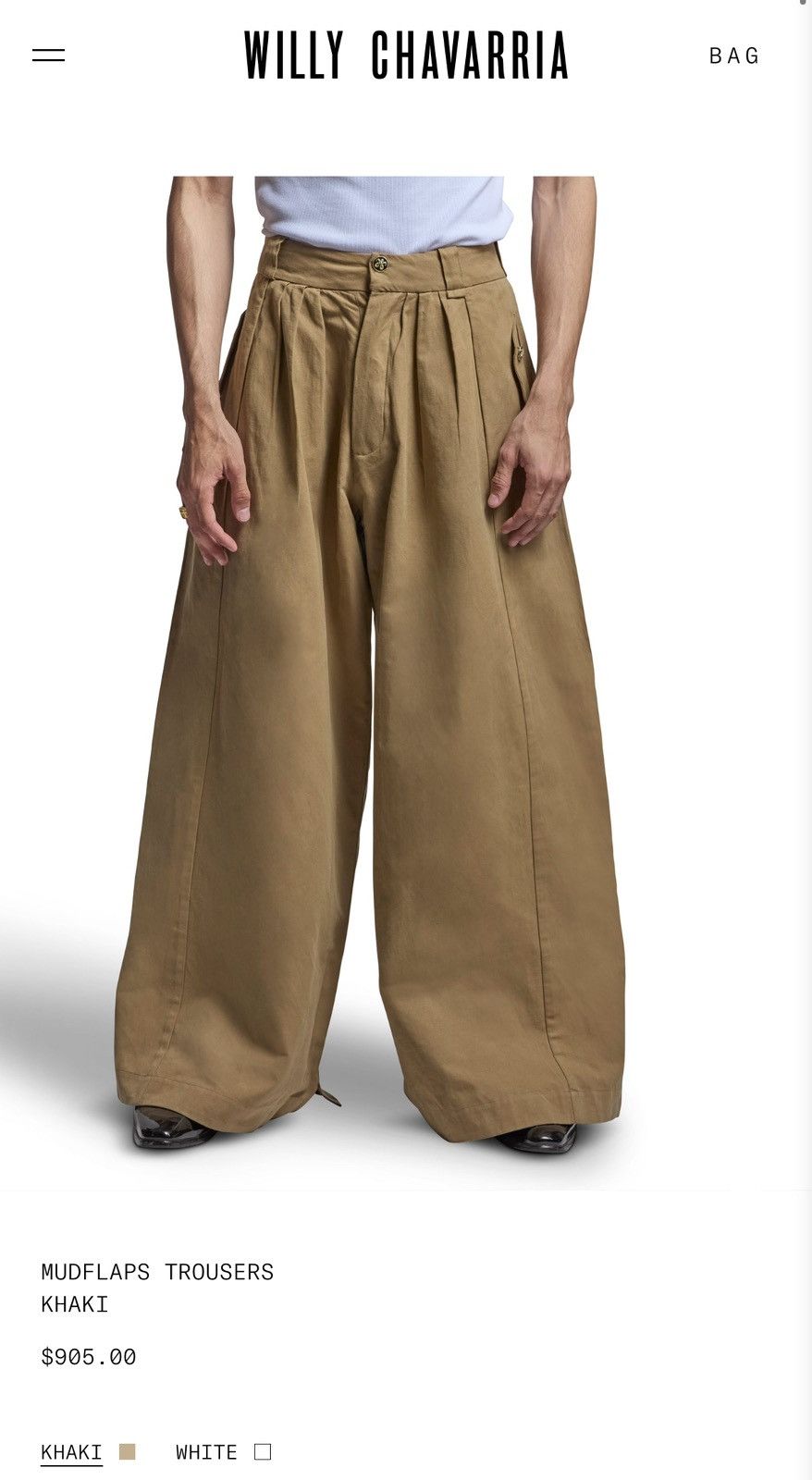 WILLY CHAVARRIA: Khaki Cholo Chino Trousers | SSENSE
