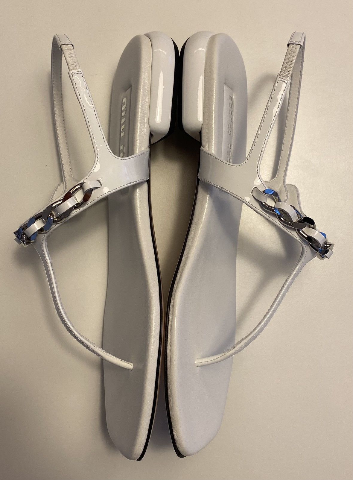 Miu Miu Miu miu sandals with jewel accessory Size US 7 / IT 37 - 3 Thumbnail