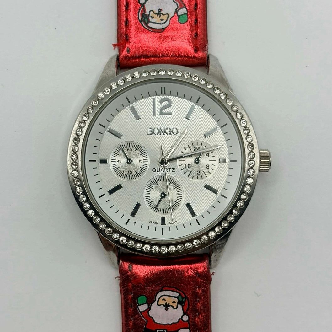 Other Silver & Red Santa Bongo Men’s Watch Size ONE SIZE - 3 Thumbnail