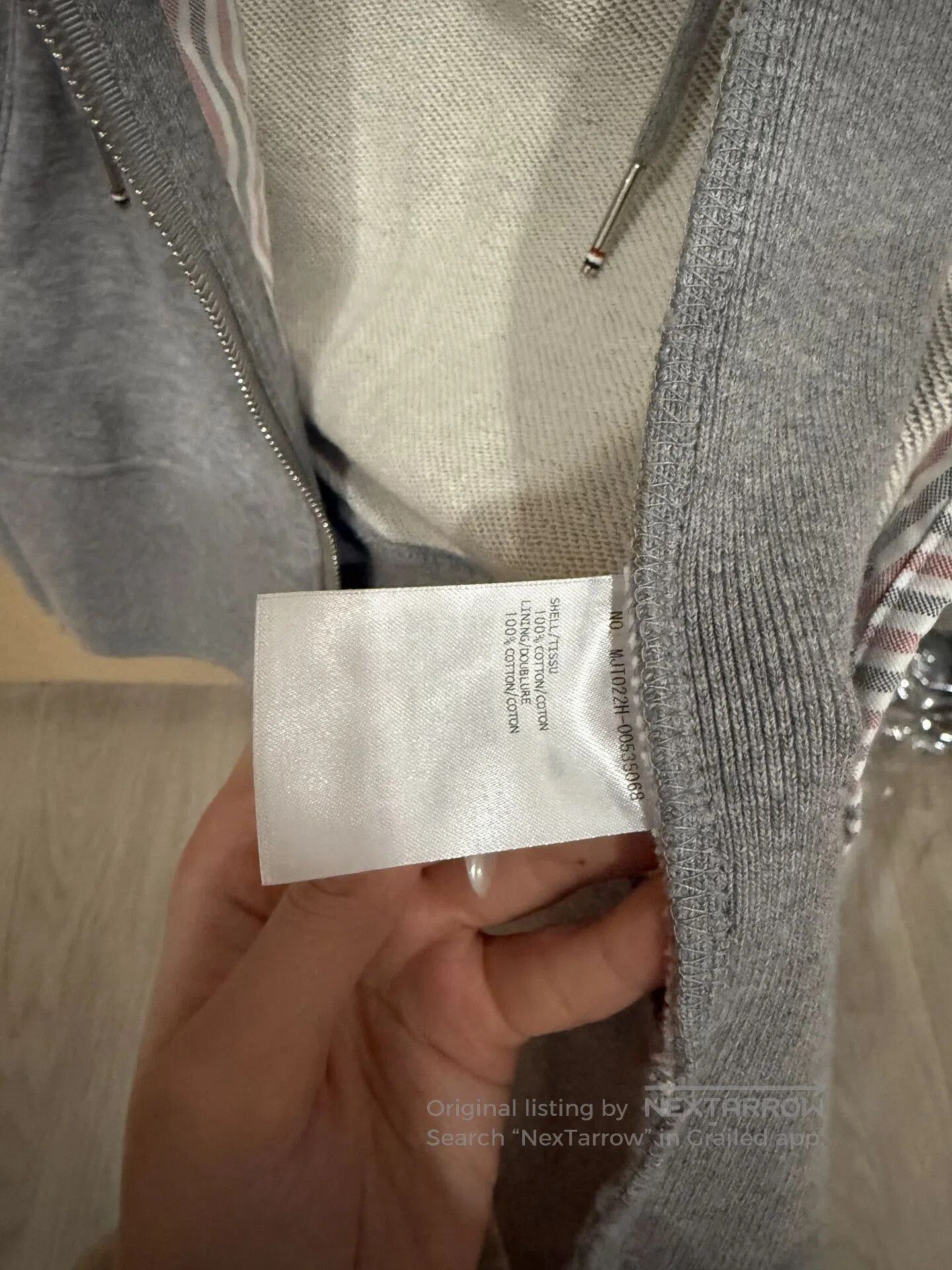 Thom Browne gray thom browne women's hoodie jacket. Size US S / EU 44-46 / 1 - 5 Thumbnail