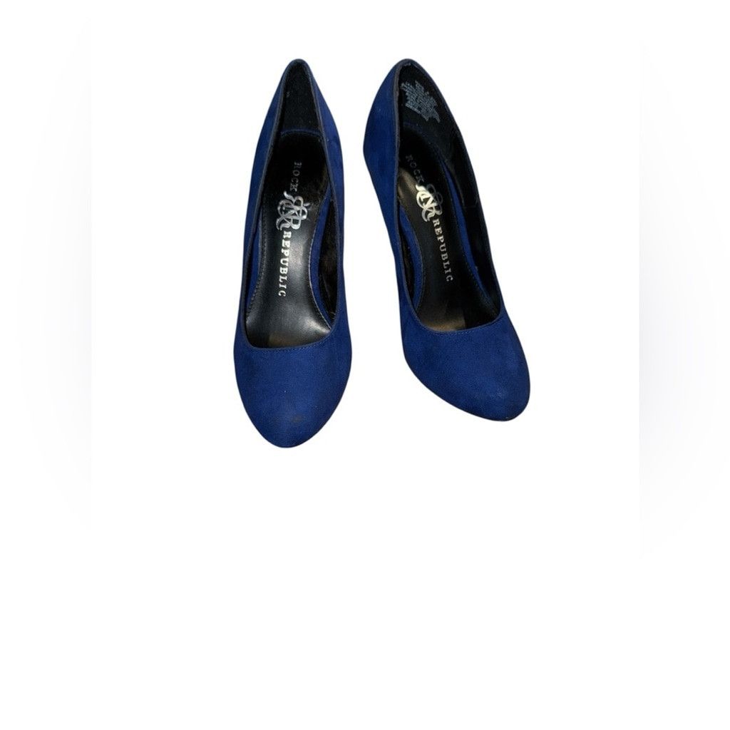 Rock & Republic Rock & Republic Women's Deep Blue Heels Size US 6 / IT 36 - 1 Thumbnail