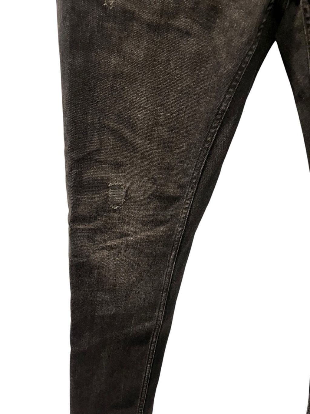 Allsaints AllSaints Rex Button Fly Black Jeans Men's Size 30x29 Size US 30 / EU 46 - 6 Thumbnail