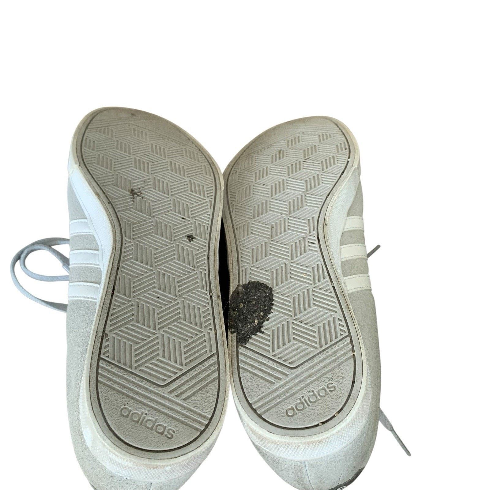 Adidas Adidas VL Court 3.0 Mens Suede Sneakers Shoes Low Top Gray Size US 11 / EU 44 - 7 Thumbnail