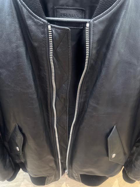 Prada Prada nappa leather bomber jacket Size S / US 4 / IT 40 - 7 Thumbnail