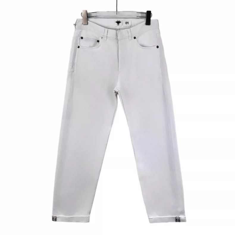 Dior Christian Dior White Vintage Distressed Jeans Size 32- DMC Size US 32 / EU 48 - 1 Thumbnail