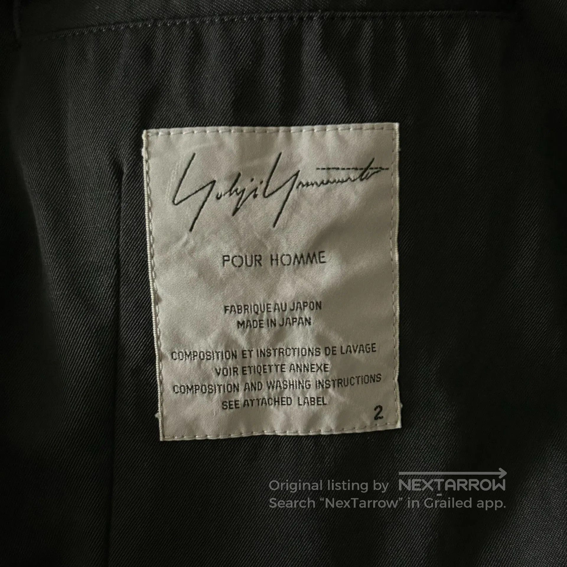 Yohji Yamamoto black wool oversized coat with unique sleeves. Size S / US 4 / IT 40 - 6 Thumbnail