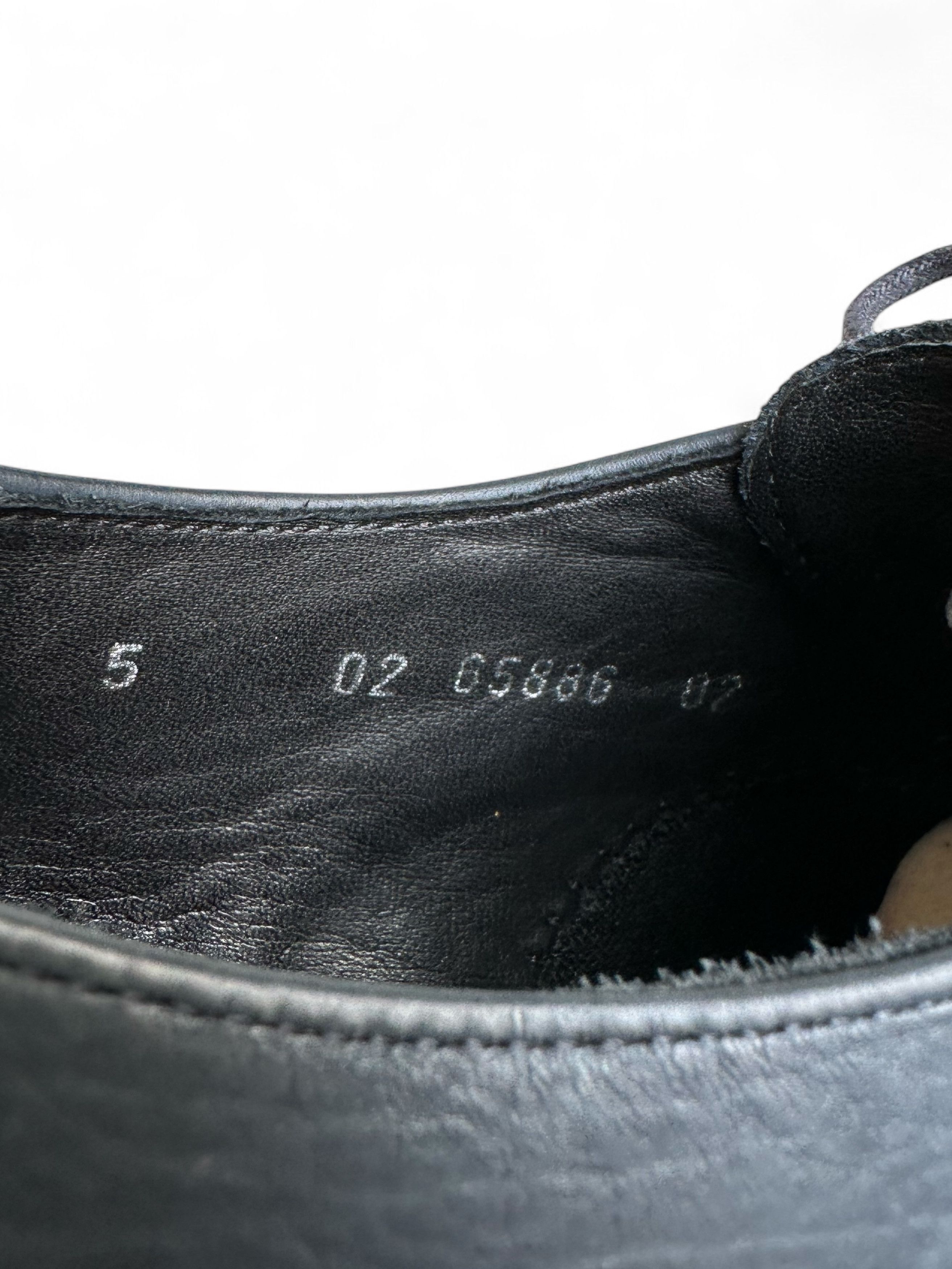 LLOYD Lloyd Blue Leather Casual Oxfords (38 -US7) Size US 7 / IT 37 - 6 Thumbnail