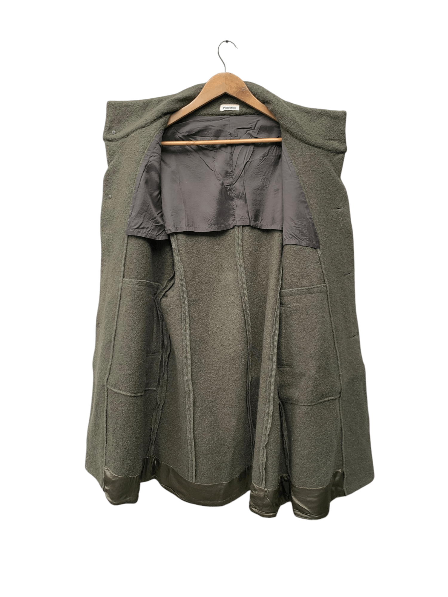 Issey Miyake 🇯🇵 Plantation X Issey Miyaki Trench Coat Wool Jacket Size US M / EU 48-50 / 2 - 5 Thumbnail
