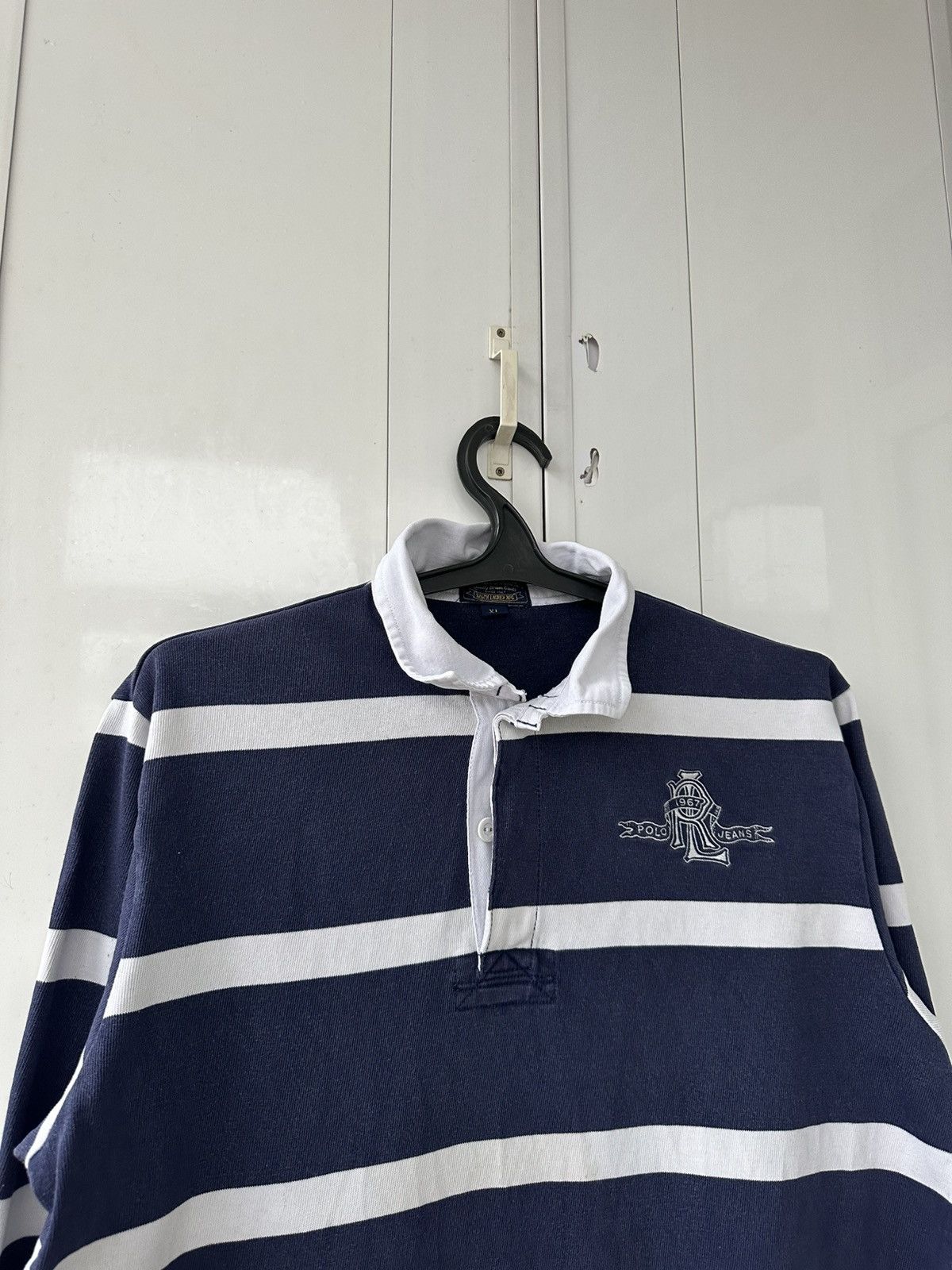 Polo Ralph Lauren Vintage Polo Ralph Lauren Rugby Sweatshirt “R” Logo Size US XL / EU 56 / 4 - 8 Thumbnail
