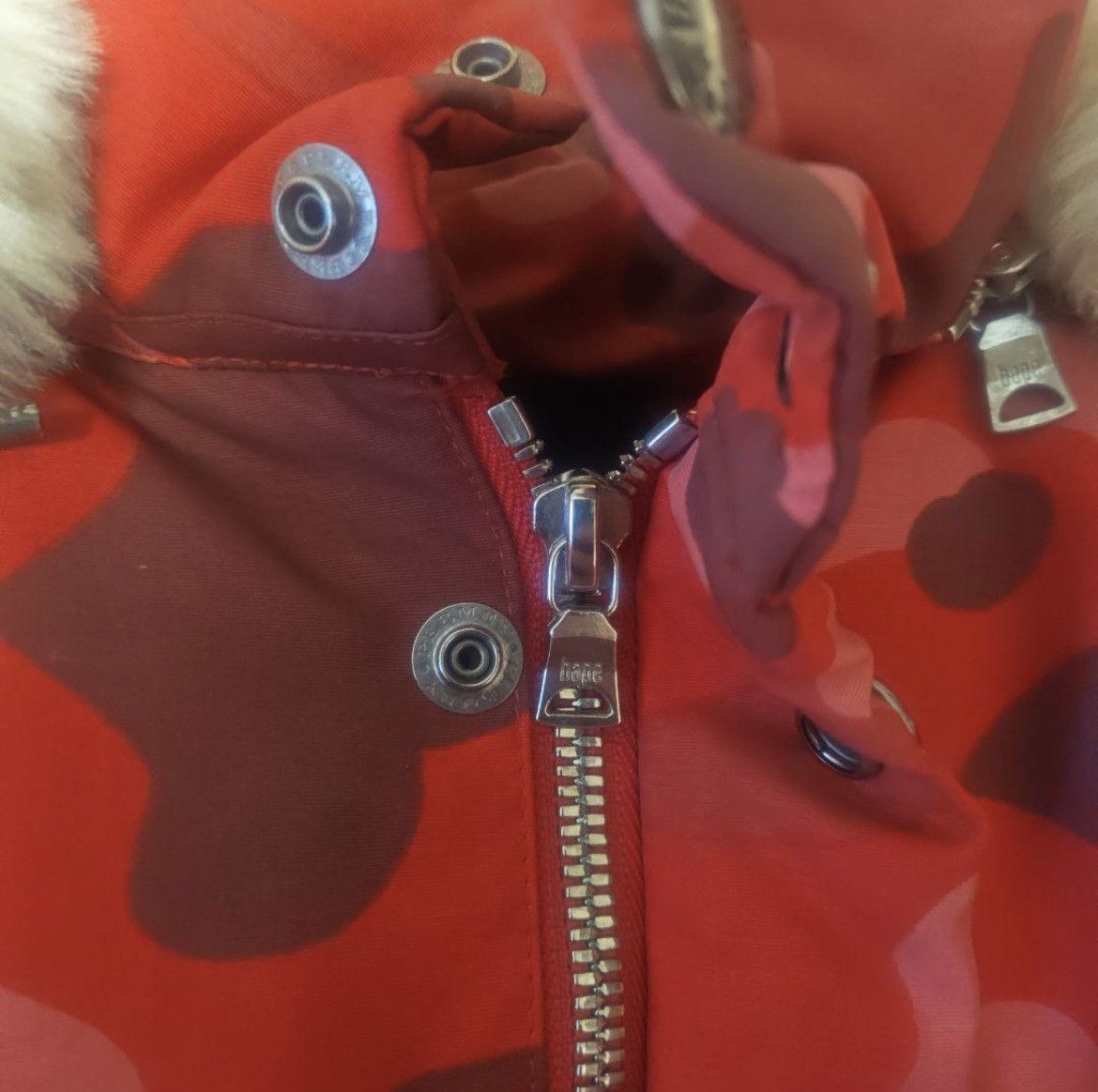Bape RARE OG 2006 A BATHING APE RED CAMO JACKET Size US L / EU 52-54 / 3 - 8 Thumbnail