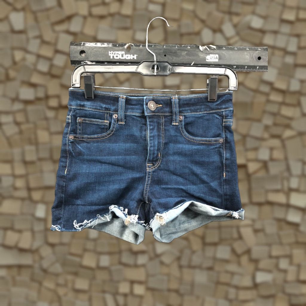 American Eagle Outfitters American Eagle Shorts Womens Size 2 High Rise Medium Wash Blue Denim Size 26" / US 2 / IT 38 - 1 Thumbnail