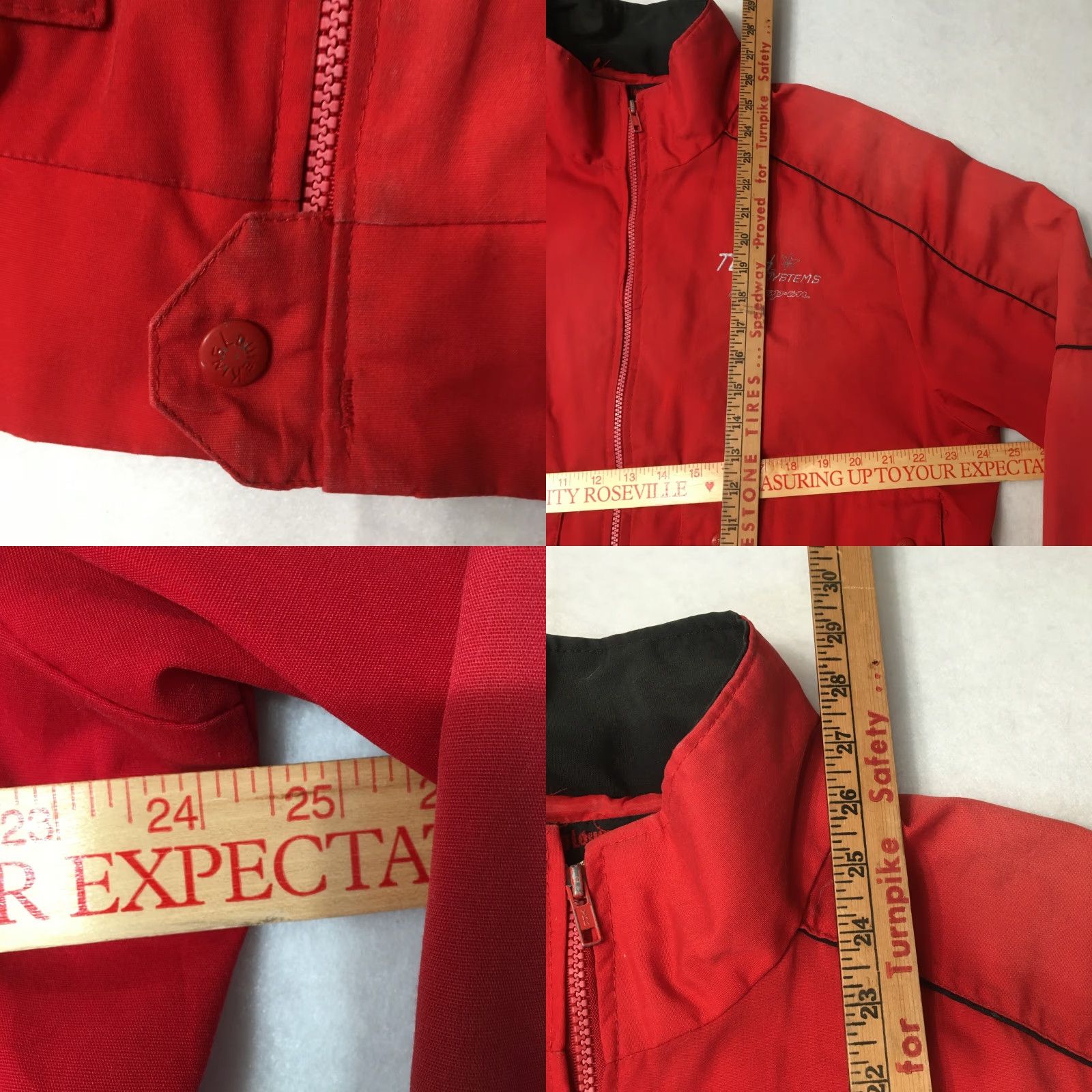 Vintage King Louie Pro Fit VTG Jacket L Red Zip Embroidered USA Windbreaker MENS Size US L / EU 52-54 / 3 - 8 Thumbnail