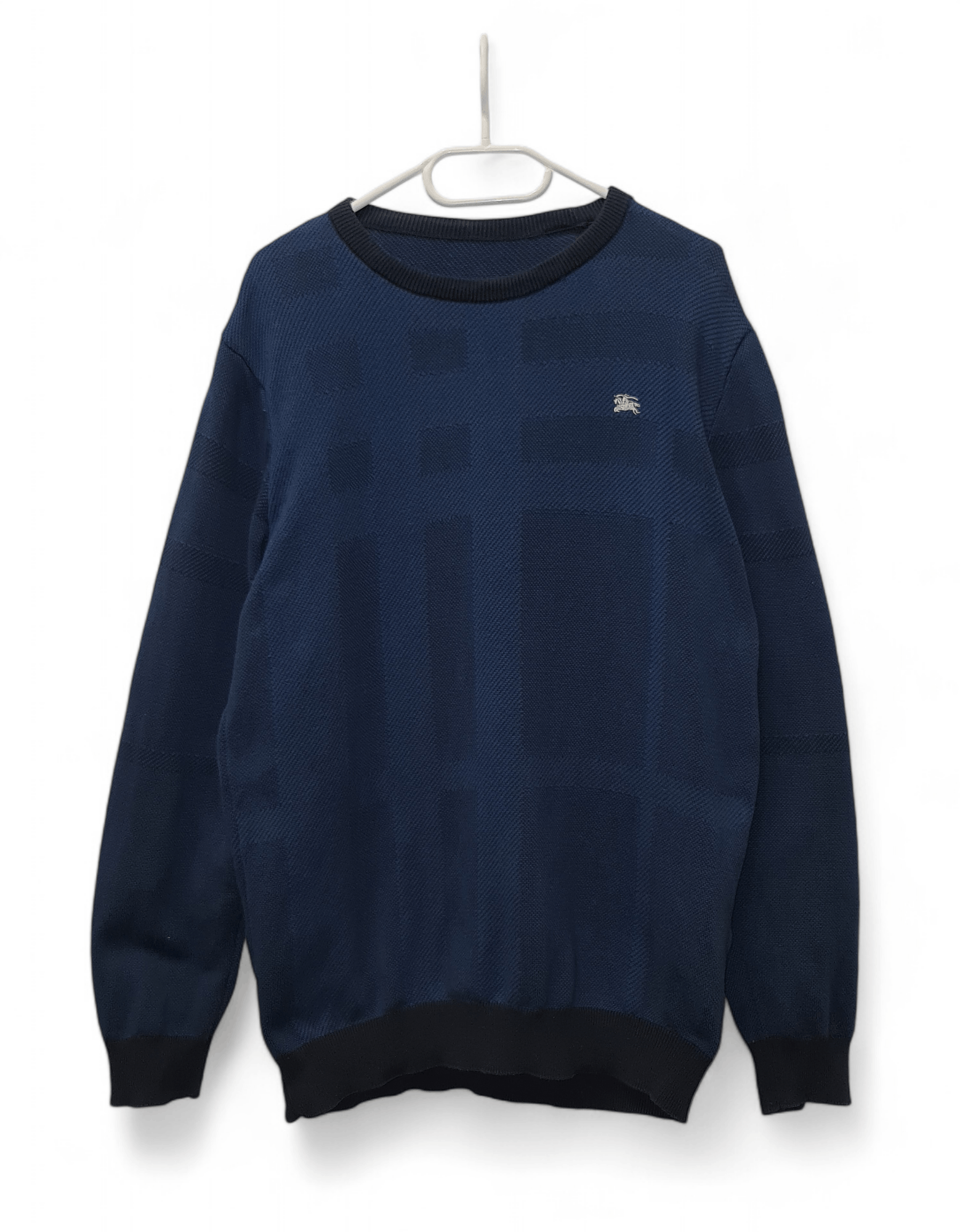Burberry Burberry Blue Check Nova Crewneck sweater Size US L / EU 52-54 / 3 - 1 Thumbnail