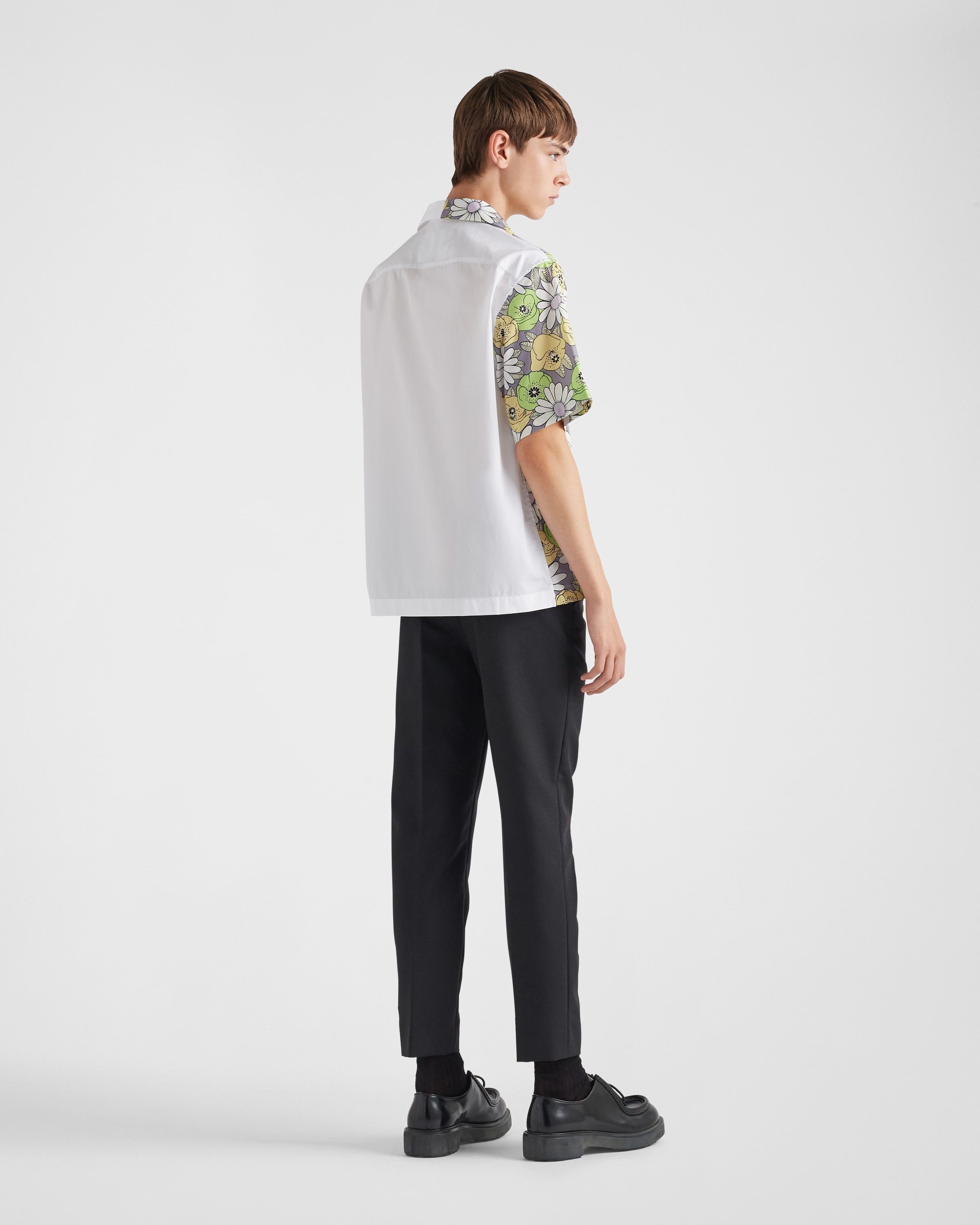 Prada oc11z0625 Double Match Cotton Shirt in Multicolor Size US S / EU 44-46 / 1 - 5 Thumbnail