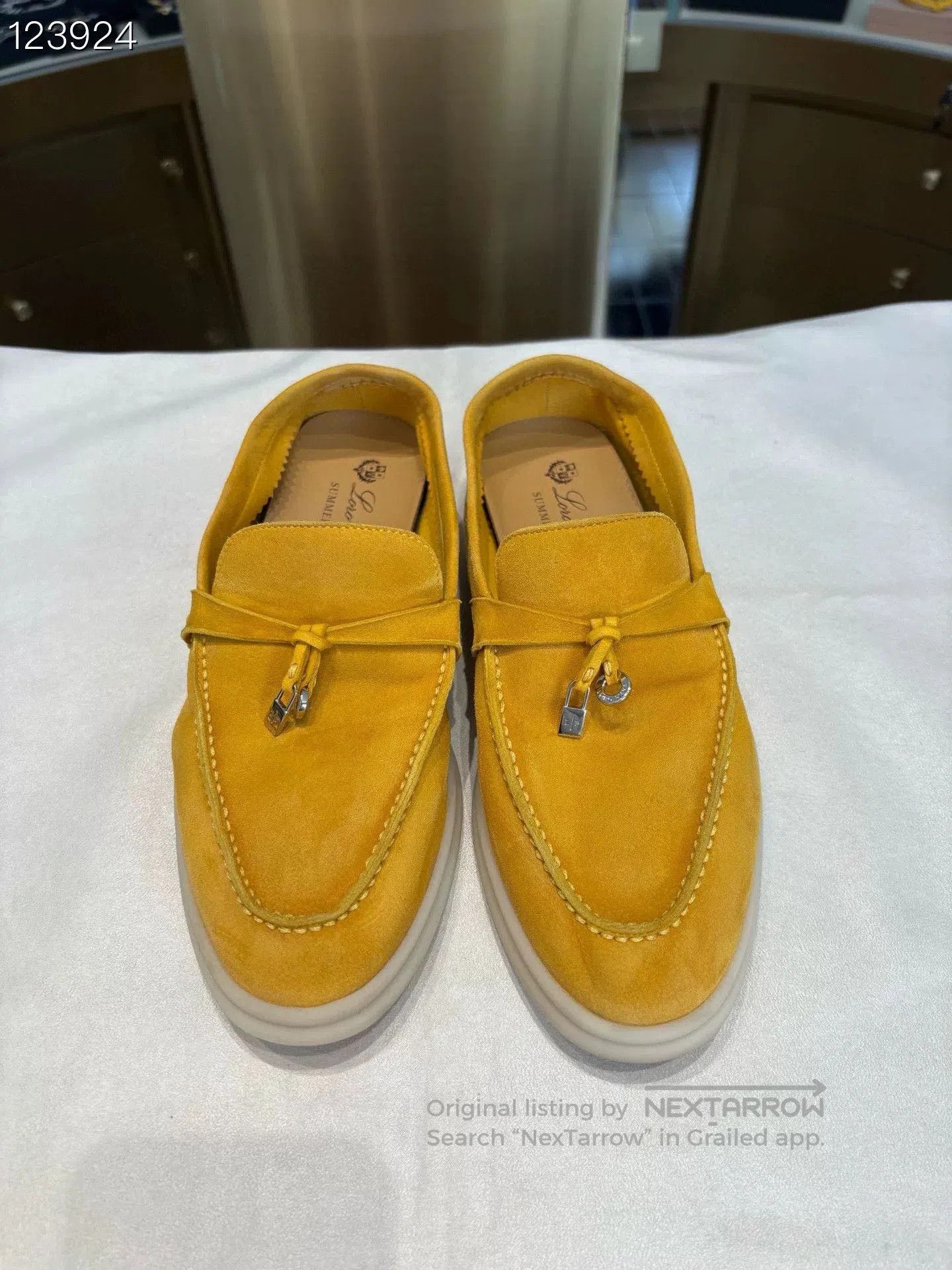 Loro Piana Loro Piana Summer Walk Suede Loafers. Size US 7 / IT 37 - 1 Thumbnail