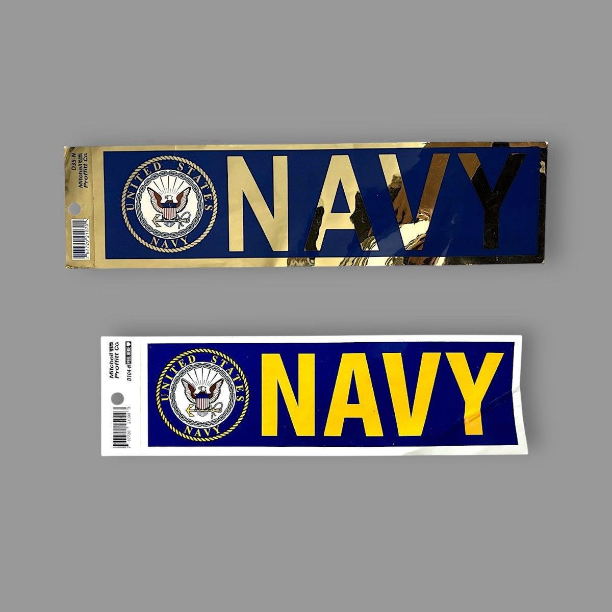 Other Mitchell Profitt Co US NAVY Decals Bumper Stickers qty. 2 Size ONE SIZE - 1 Thumbnail