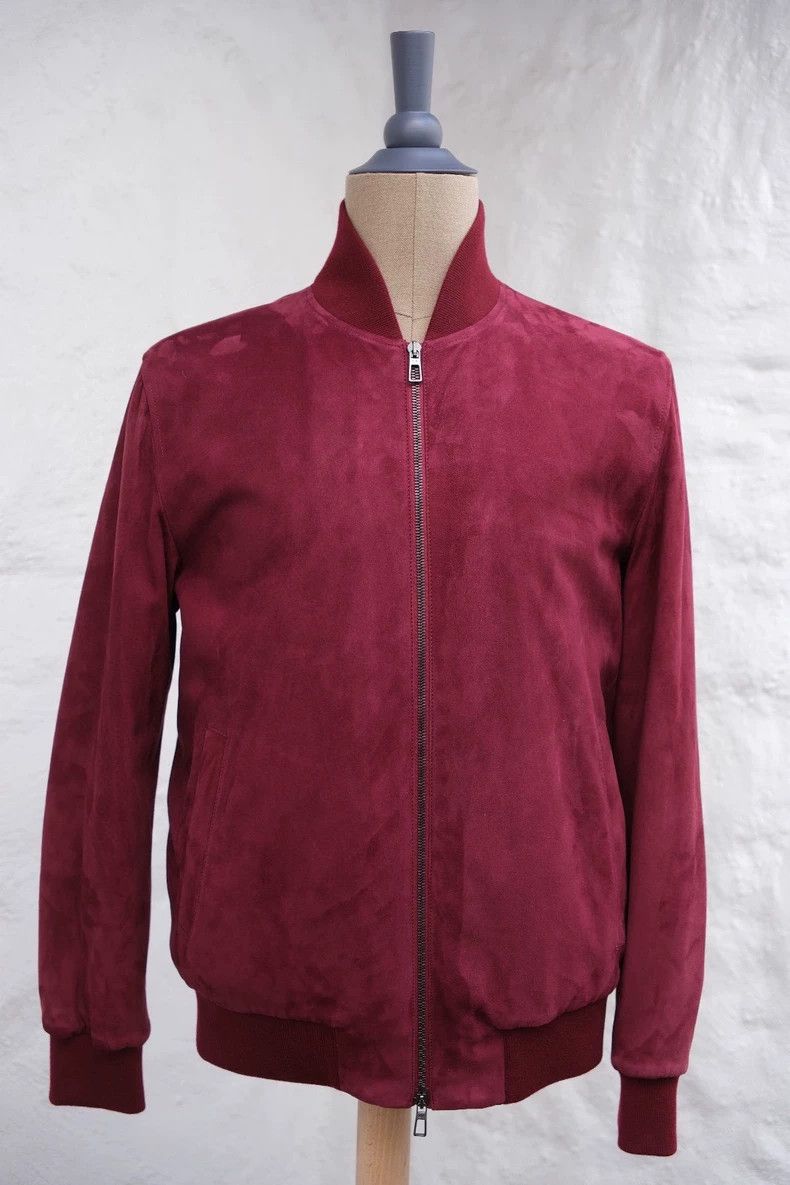 Loro Piana LORO PIANA Men's suede calf leather jacket Size US M / EU 48-50 / 2 - 1 Thumbnail