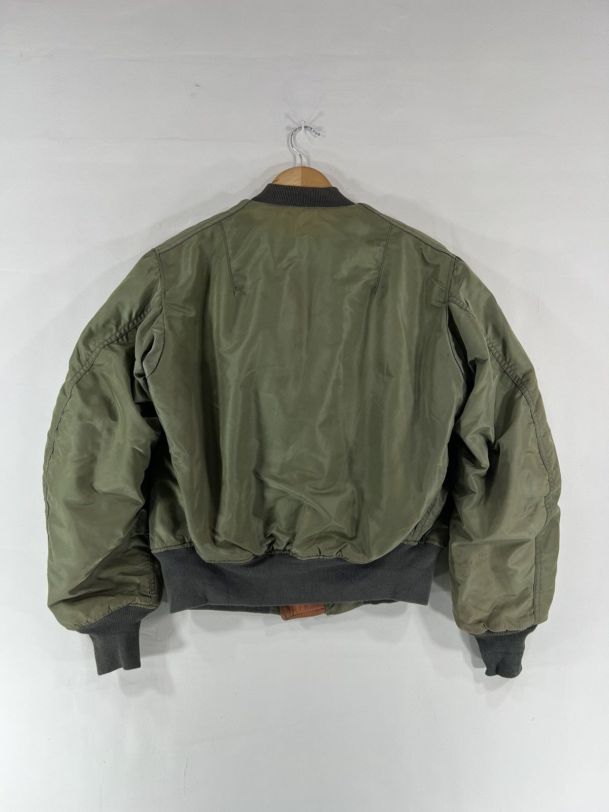 Alpha Industries Vintage Scovill 60's Hope Mfg Faded Bomber Jacket Size US M / EU 48-50 / 2 - 2 Thumbnail