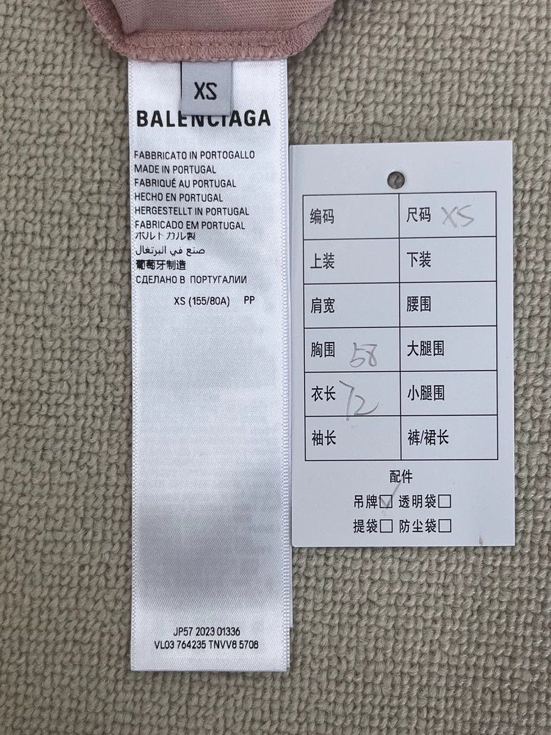 Balenciaga Balenciaga Monogrammed Crew Neck Pullover Short Sleeve Dro Size XS / US 0-2 / IT 36-38 - 5 Thumbnail
