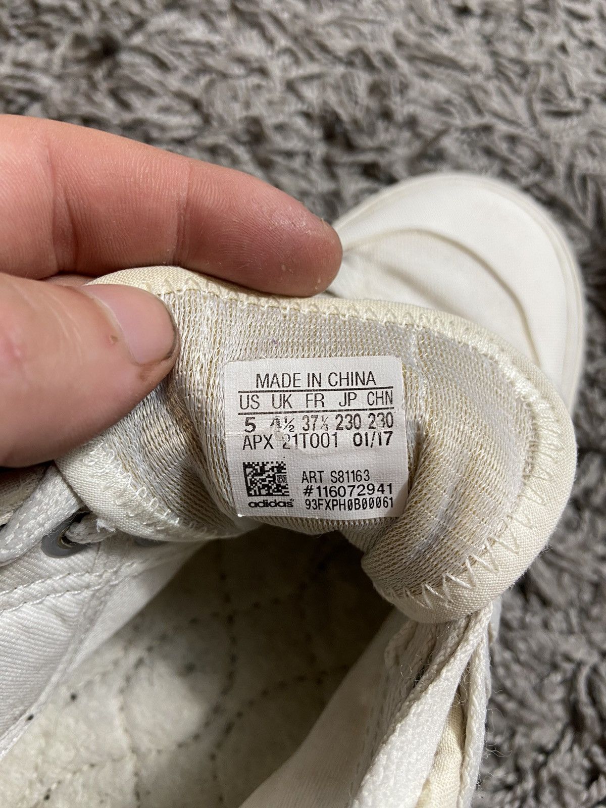 Adidas × Raf Simons RAF SIMONS X ADIDAS SPIRIT HIGH TOP SNEAKERS JAPAN STYLE Size US 7.5 / IT 37.5 - 5 Thumbnail