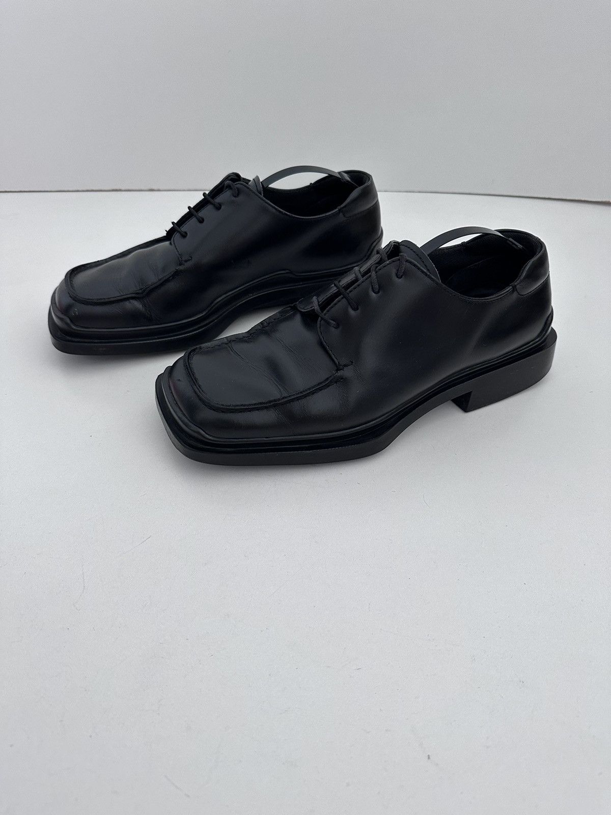 Prada PRADA Black Leather Vintage 90s Shoes Mens 7 1/2 Size US 7.5 / EU 40-41 - 3 Thumbnail