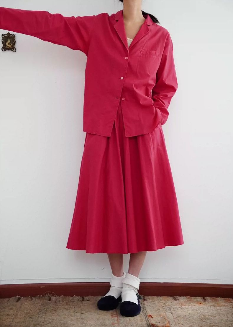 Kenzo KENZO Rose red dress set Size M / US 6-8 / IT 42-44 - 2 Thumbnail