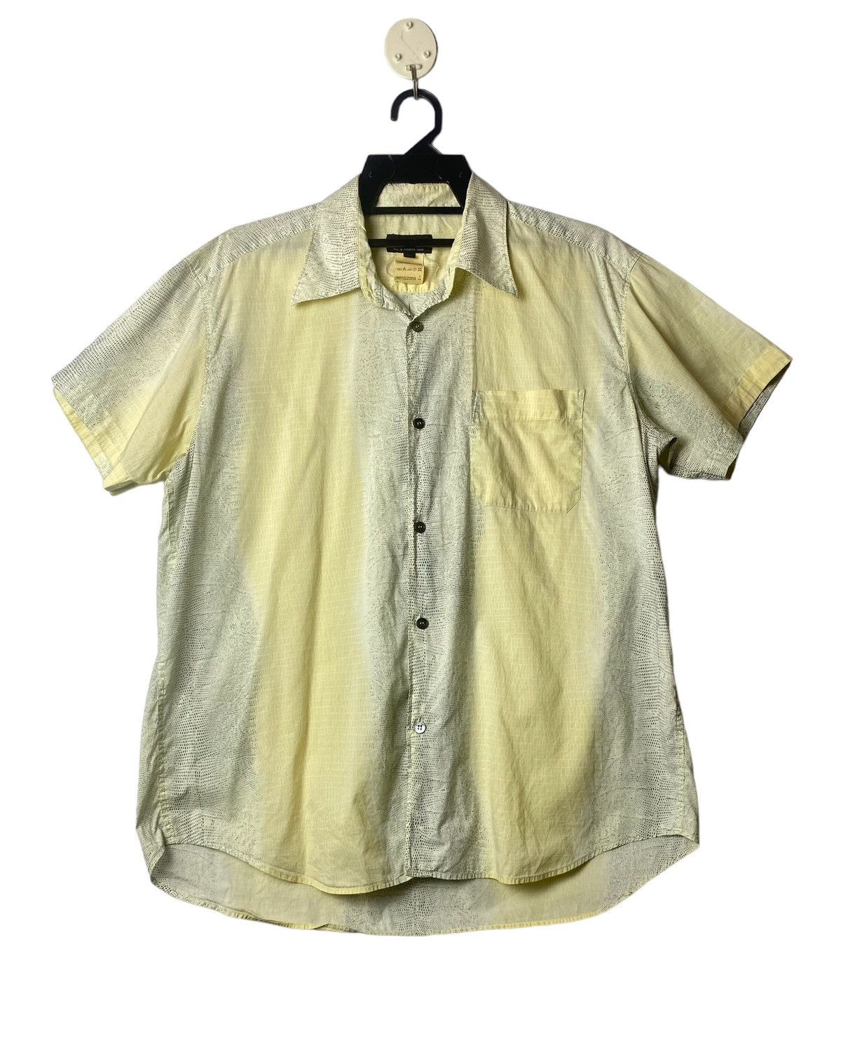 A.P.C. Archive SS2001 A.P.C snake skin printed shirt Size US S / EU 44-46 / 1 - 1 Thumbnail