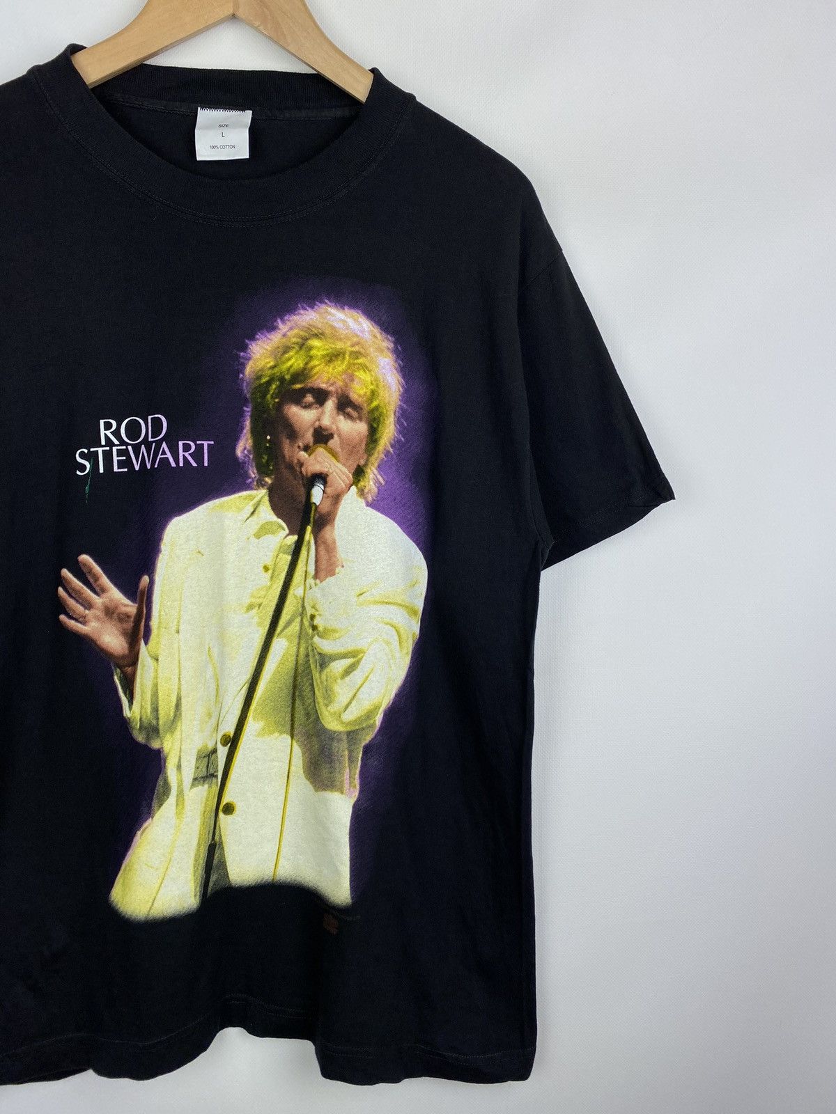 Band Tees Rod Stewart vintage 1993 A Scanner In The Works tour t Shirt Size US L / EU 52-54 / 3 - 2 Thumbnail